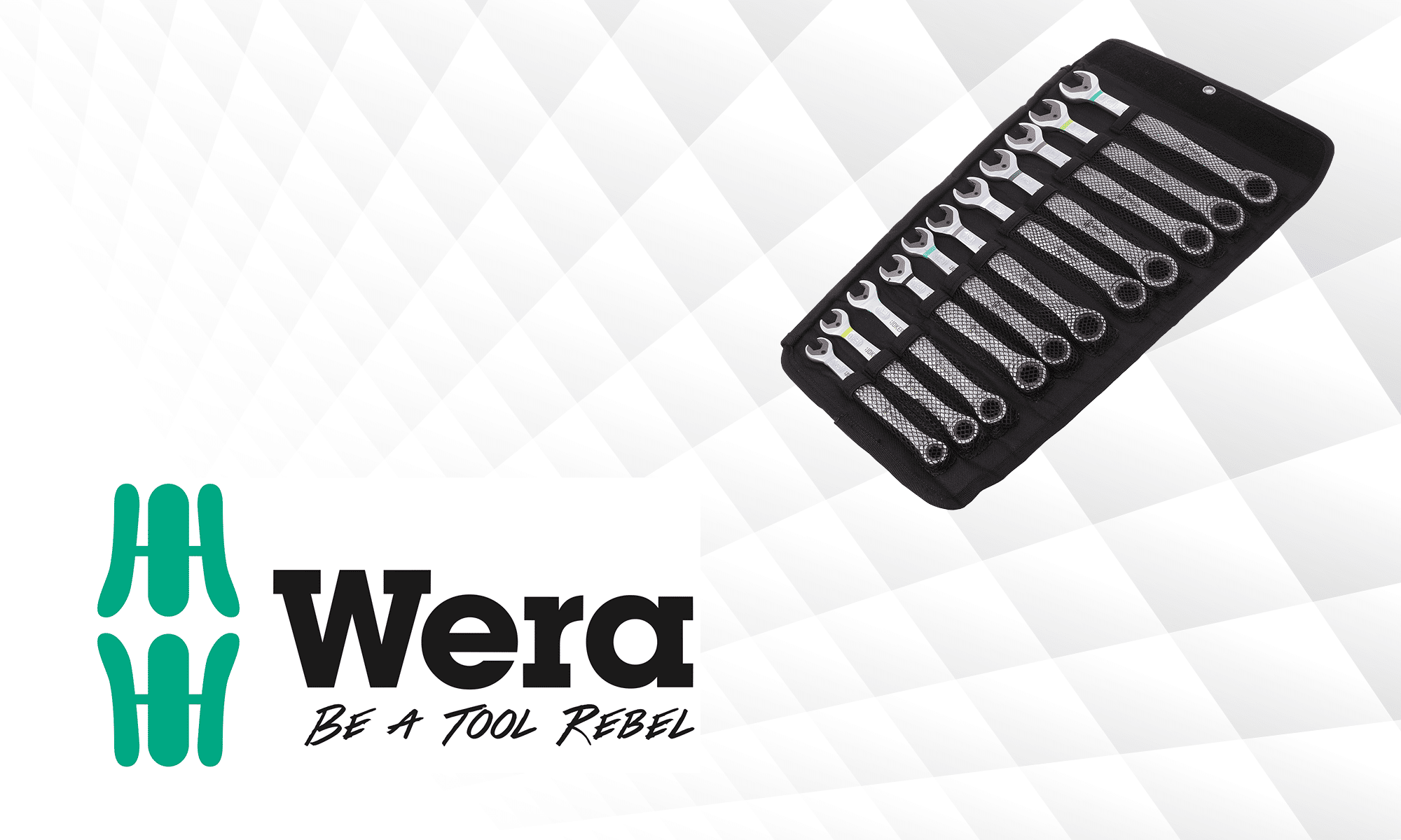 Set of combination wrenches by Wera