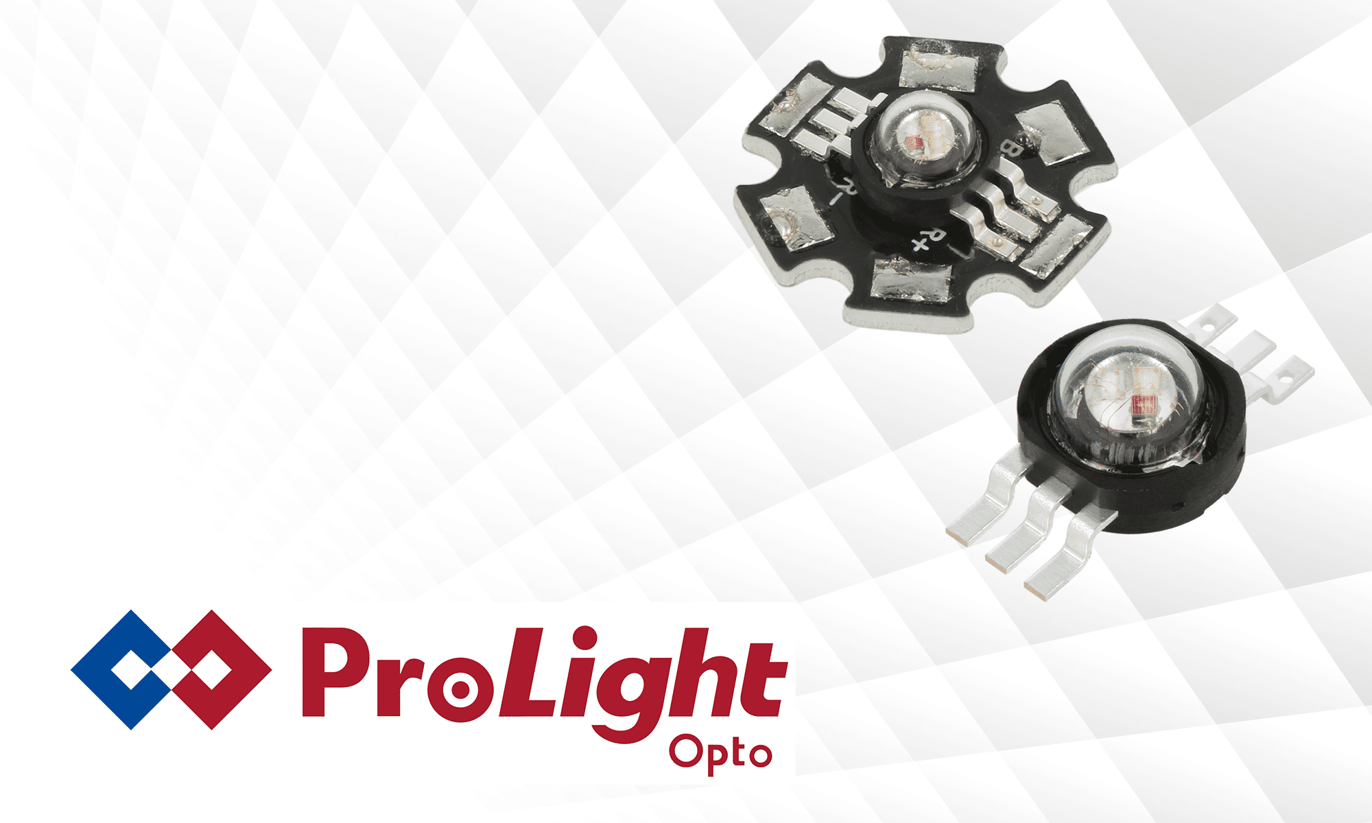 Tri-colour power LEDs from Prolight Opto