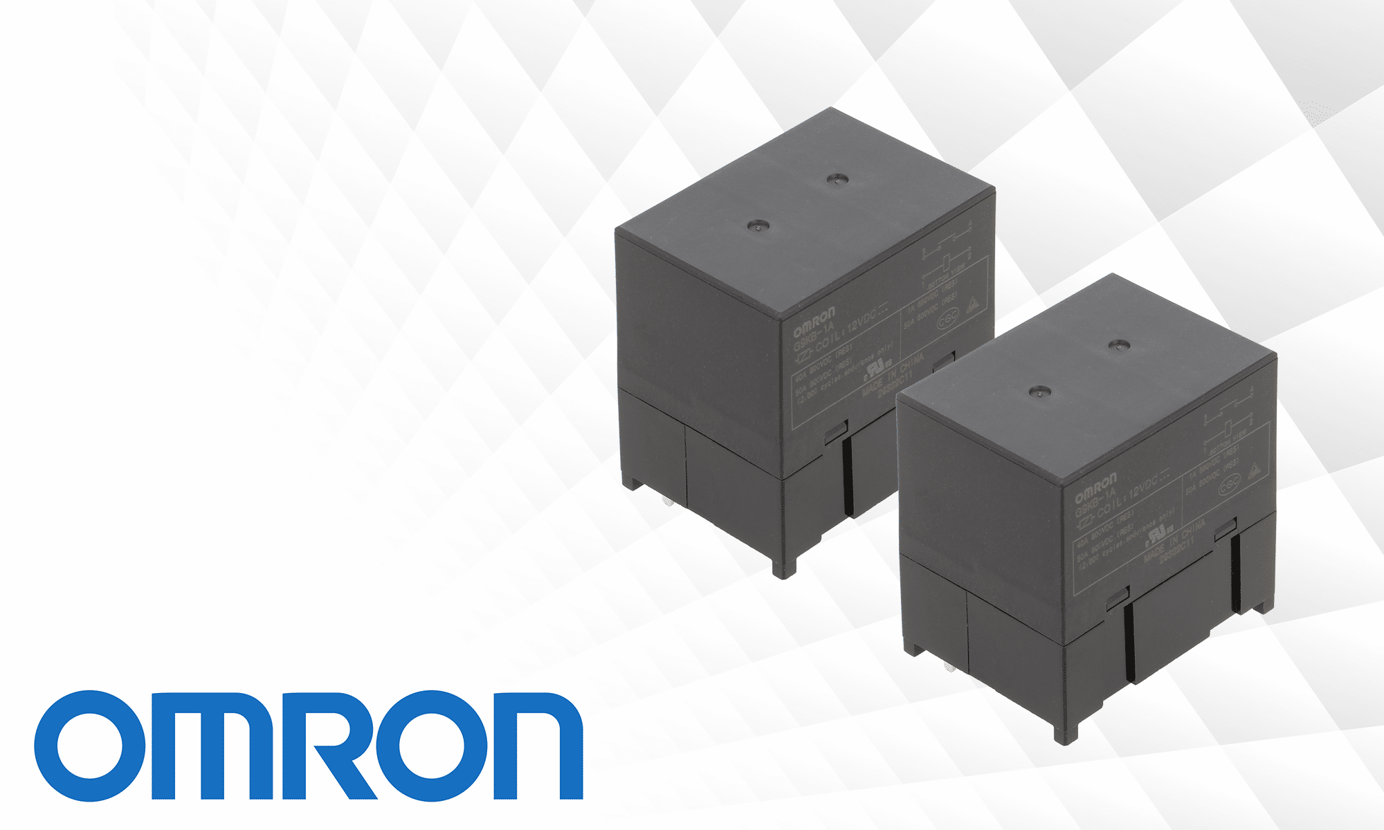 Compact power relays by Omron