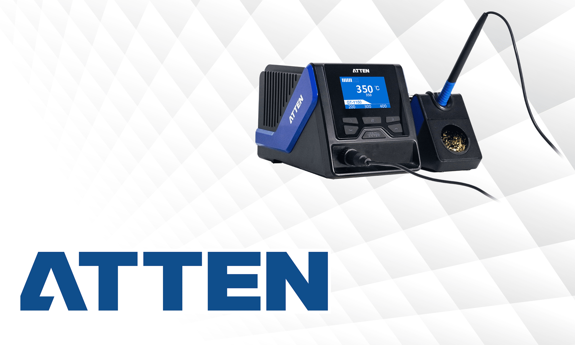 1-channel and 2-channel soldering and desoldering stations from ATTEN