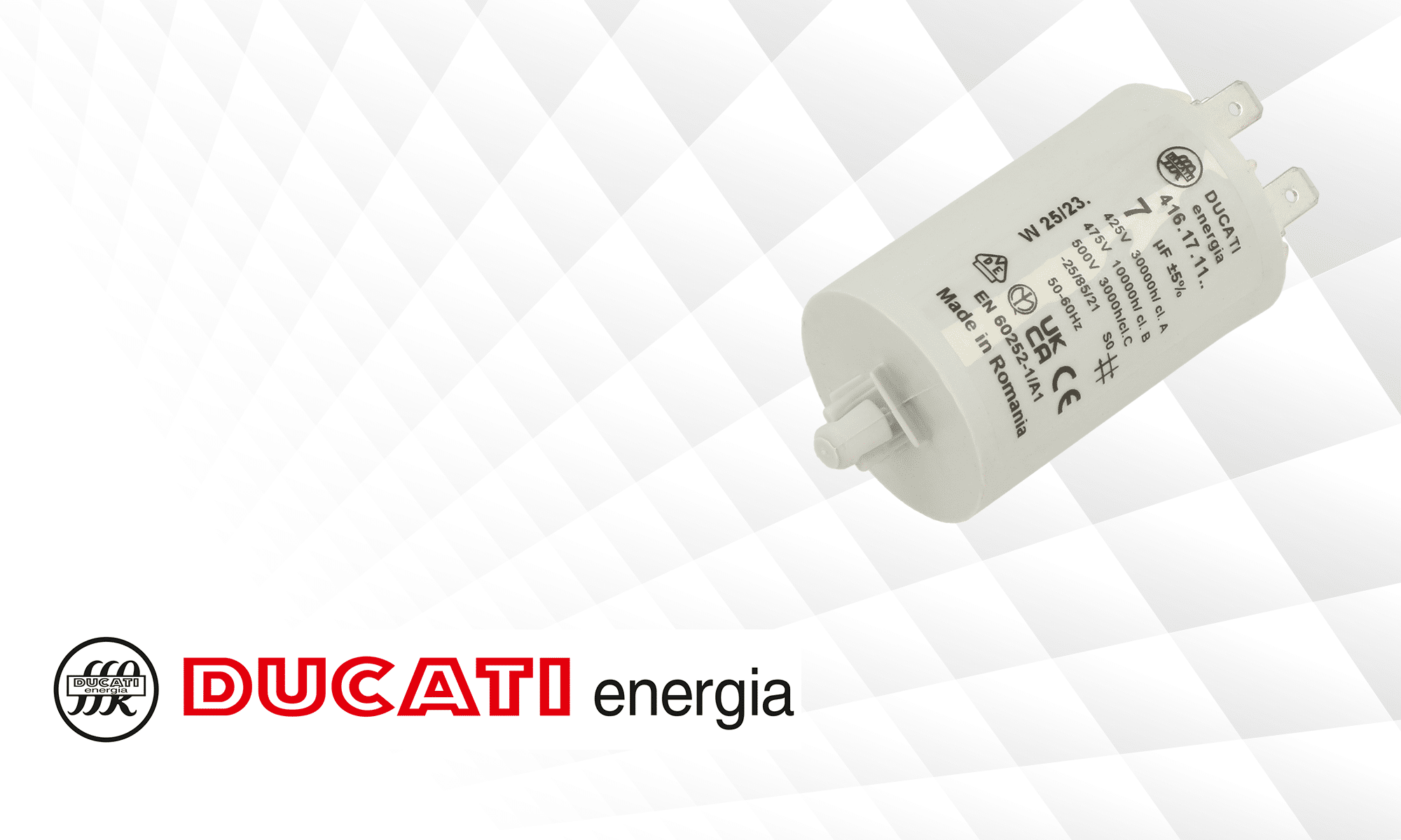Motor capacitors by DUCATI Energia