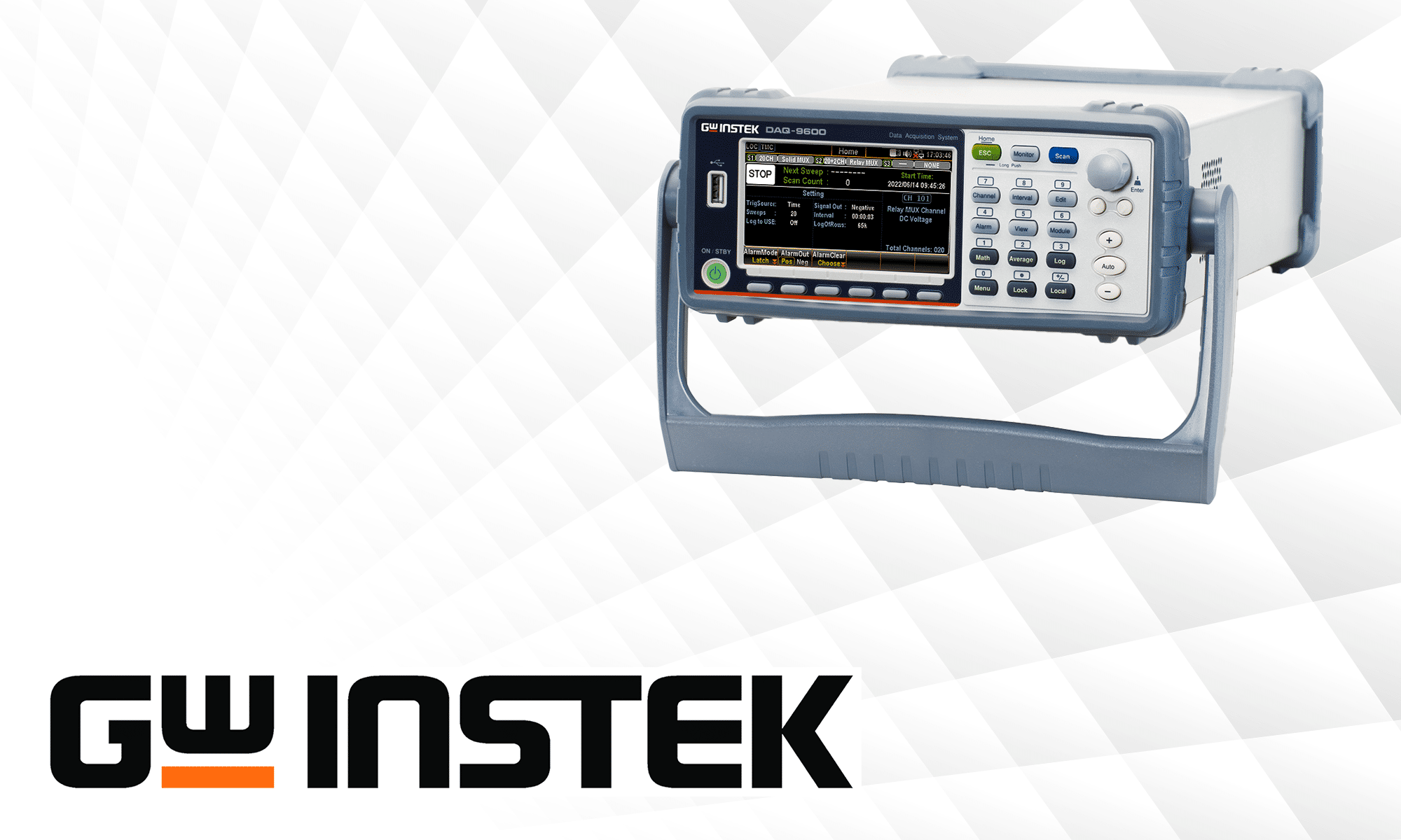 DAQ-9600 data acquisition system from GW Instek