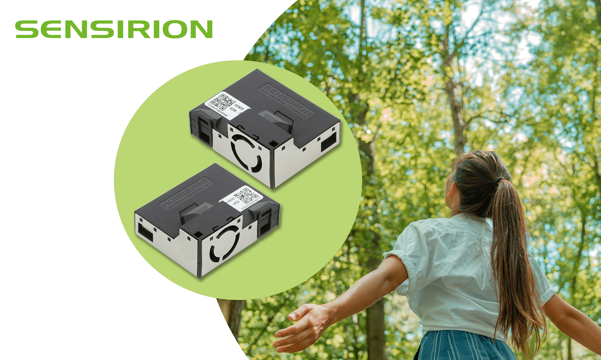 Gas and dust sensors by Sensirion