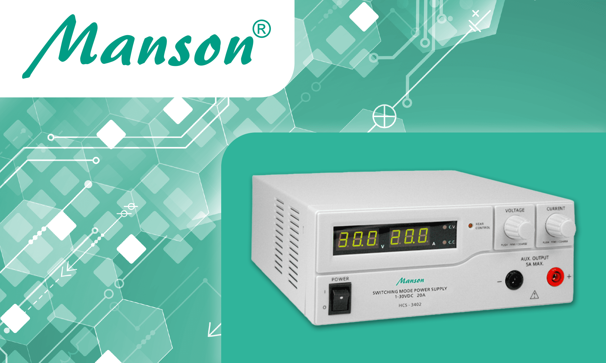 Zasilacze laboratoryjne marki Manson