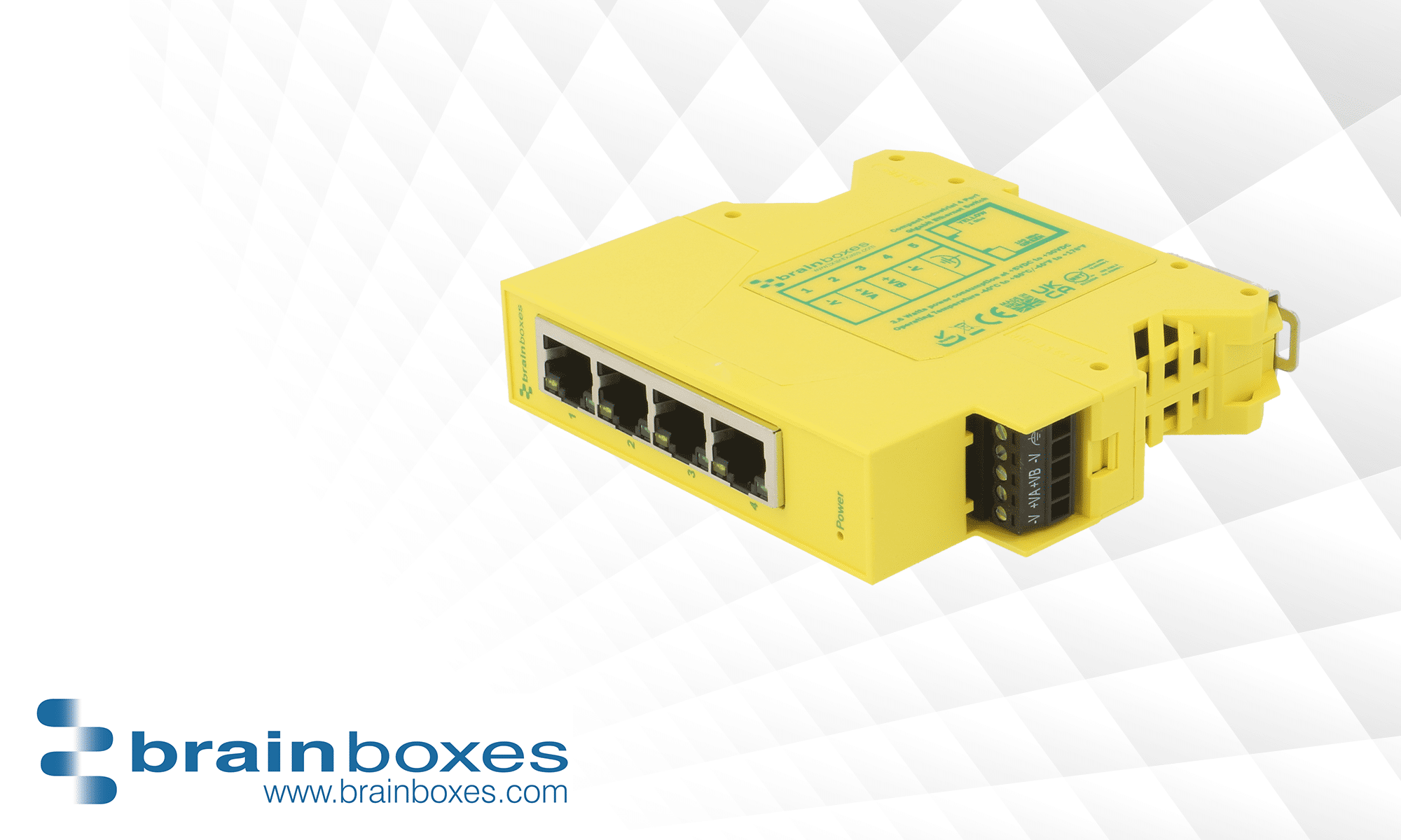 Jauni Gigabit Ethernet slēdži no Brainboxes