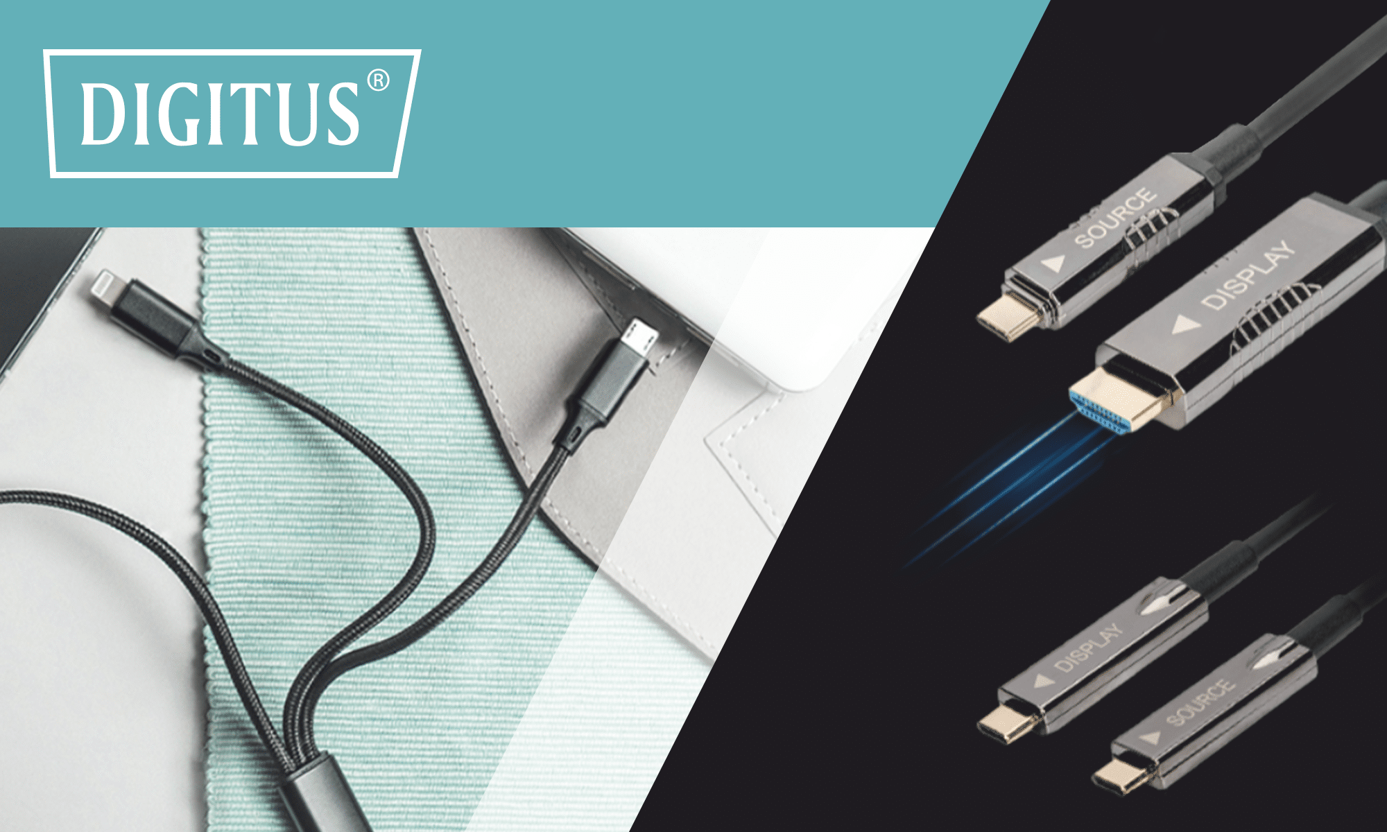 Специализирано окабеляване USB и HDMI