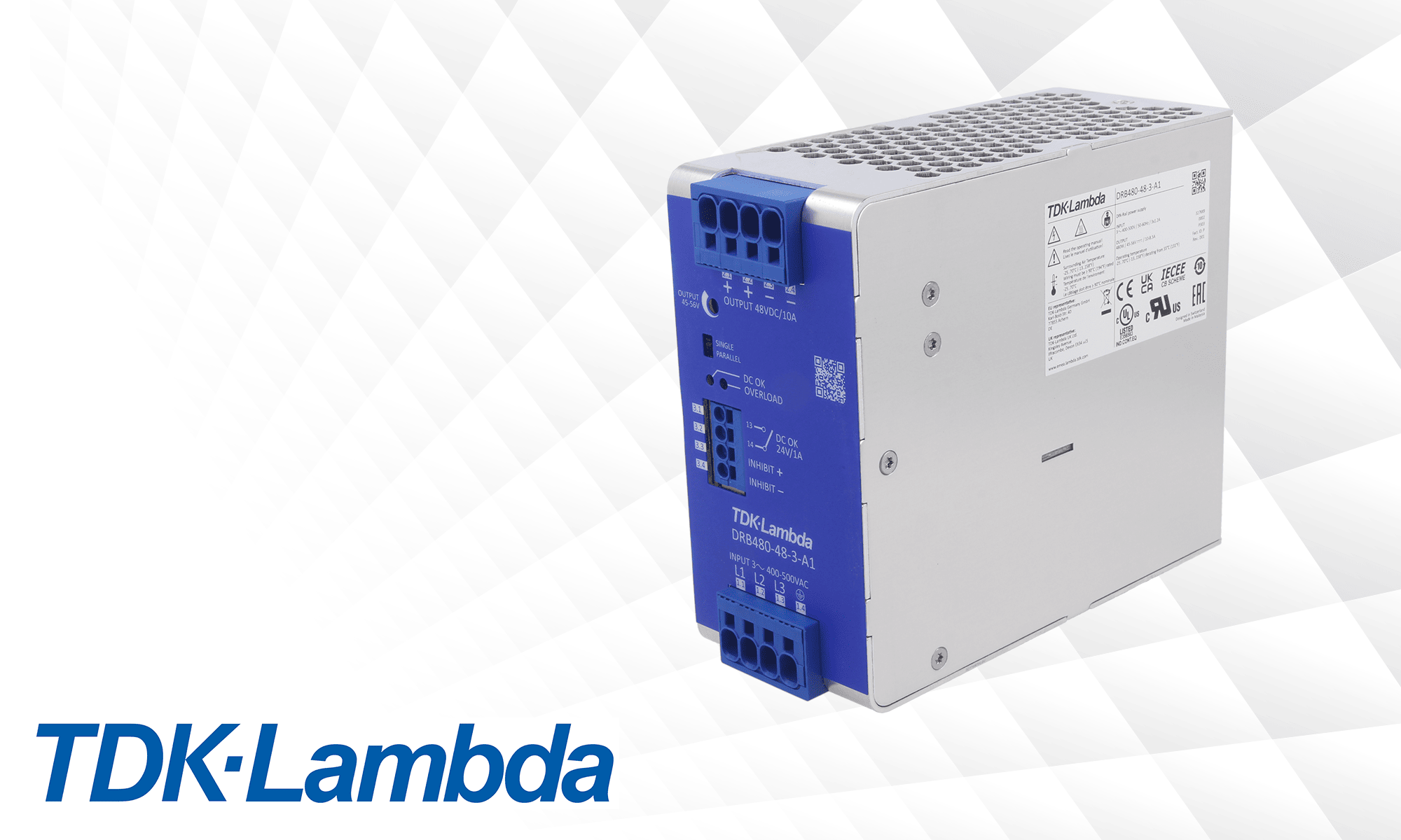 480W tri-phase power feeders from TDK-Lambda