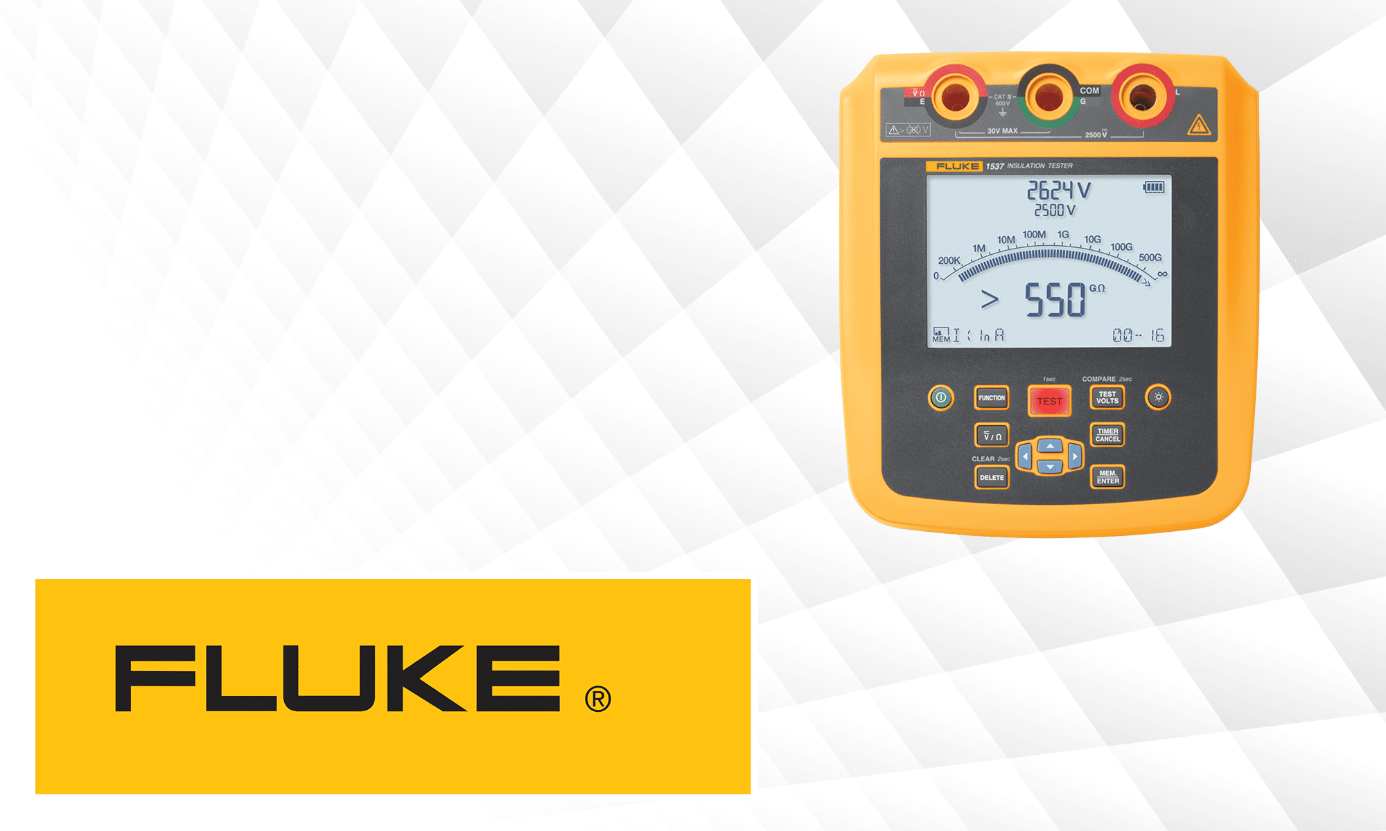 New Fluke 1535 and 1537 insulation resistance testers