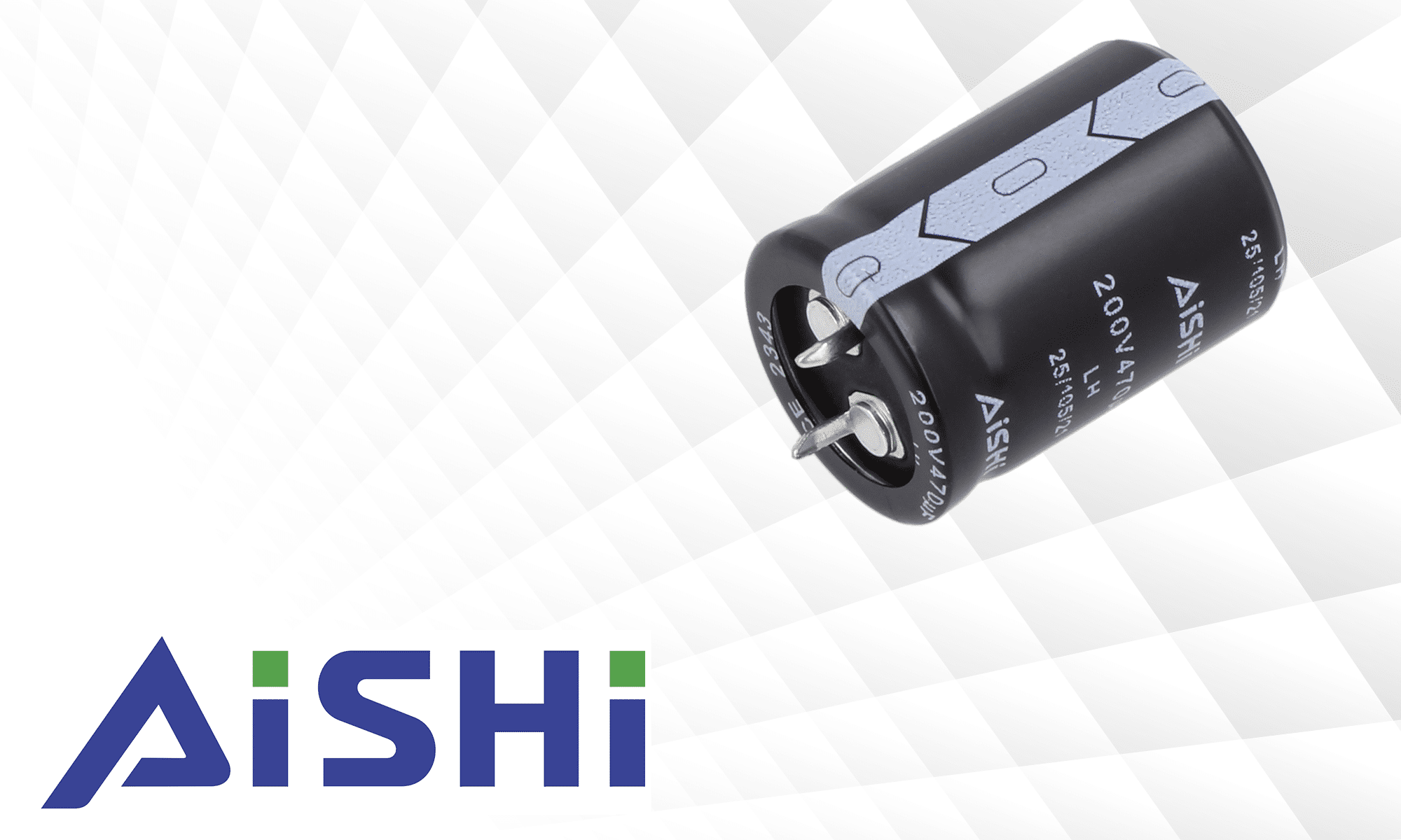 SNAP-IN electrolytic capacitors from AiSHi