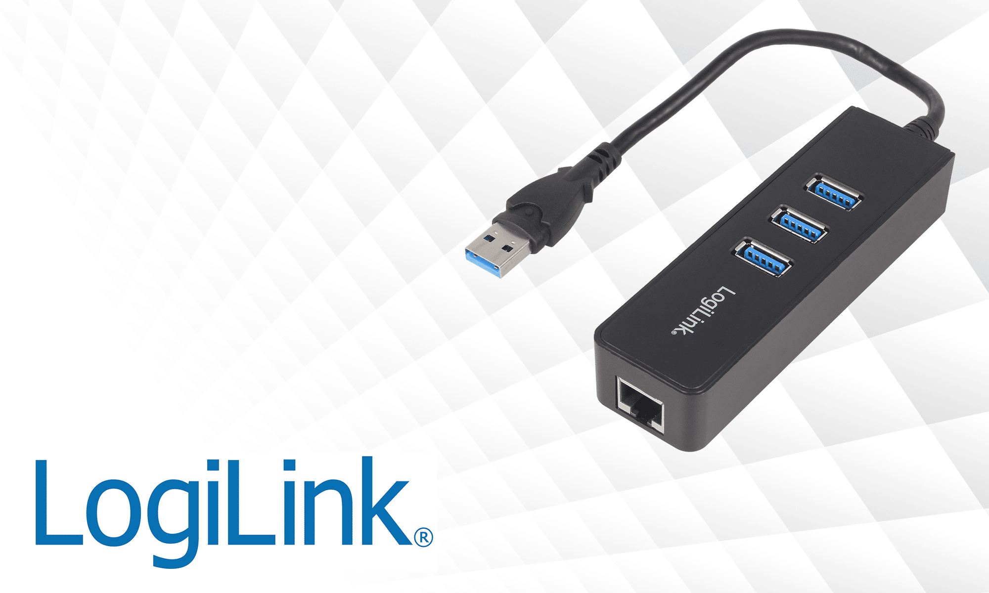 LogiLink公司USB 集线器的快速以太网USB适配器