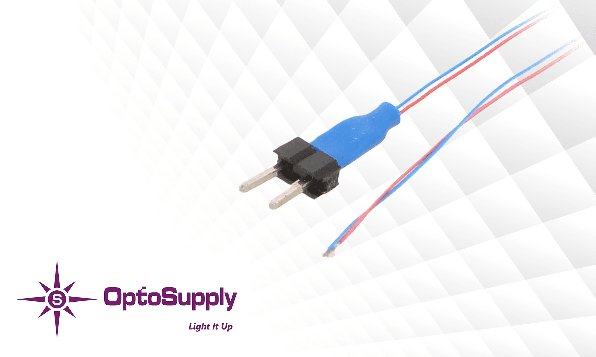 Source lumineuse LED miniature sur câble