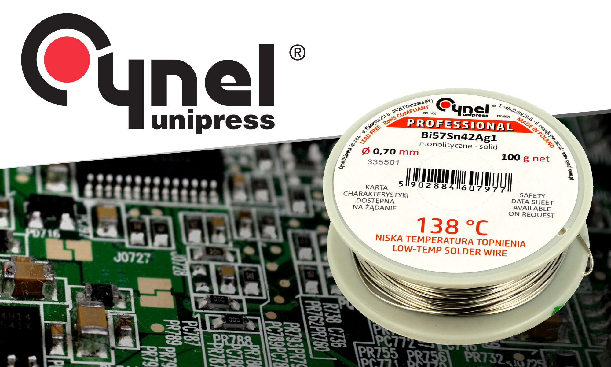 Cynel solder wires