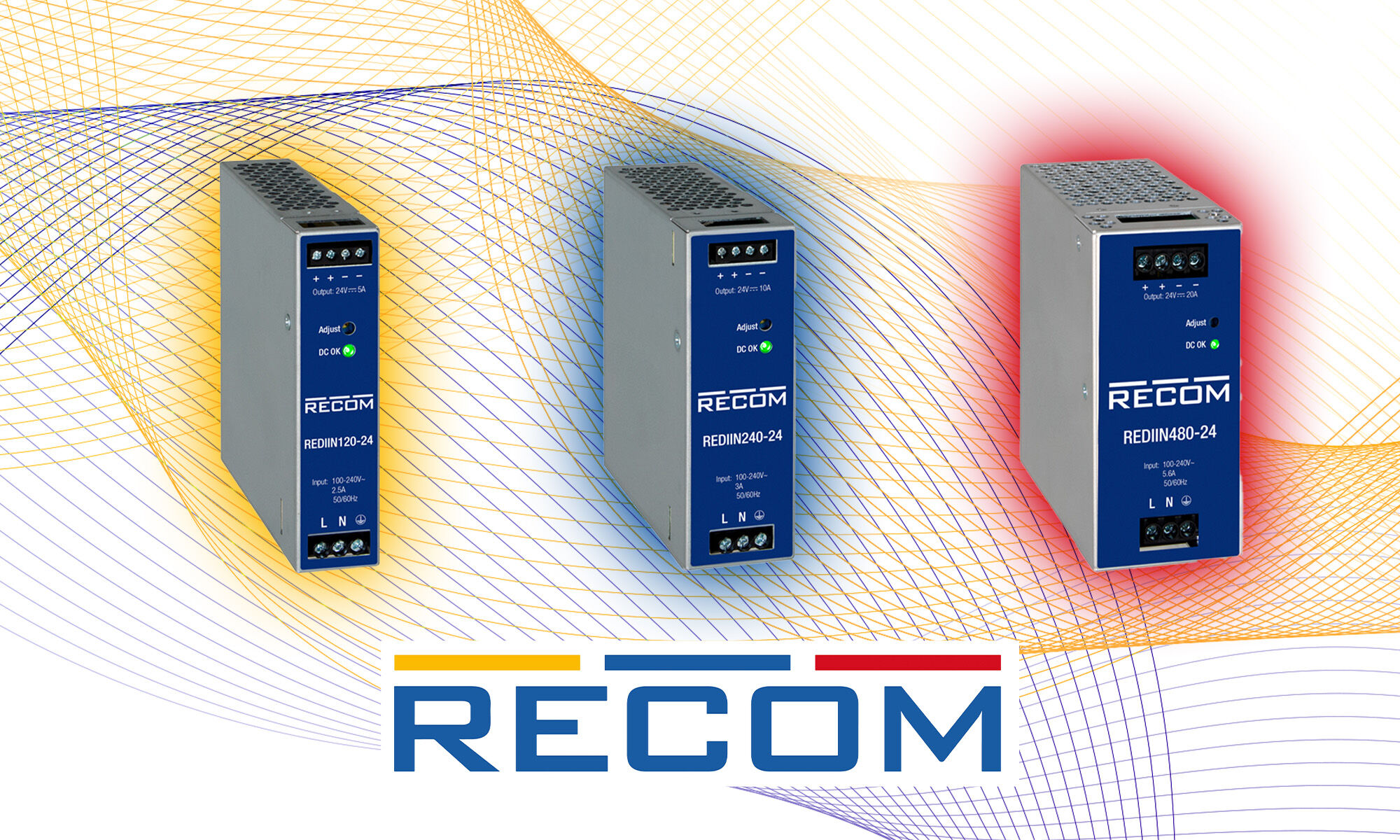 New AC/DC power supplies from RECOM Power