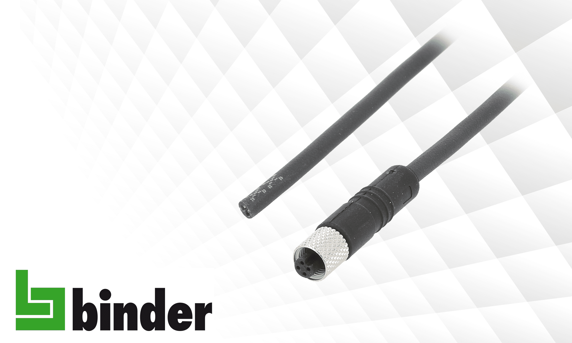 Conectores industriais M5 da Binder