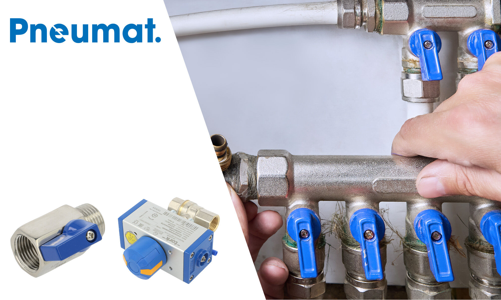 Descubra válvulas e acessórios para pneumática e hidráulica da Pneumat e Aignep