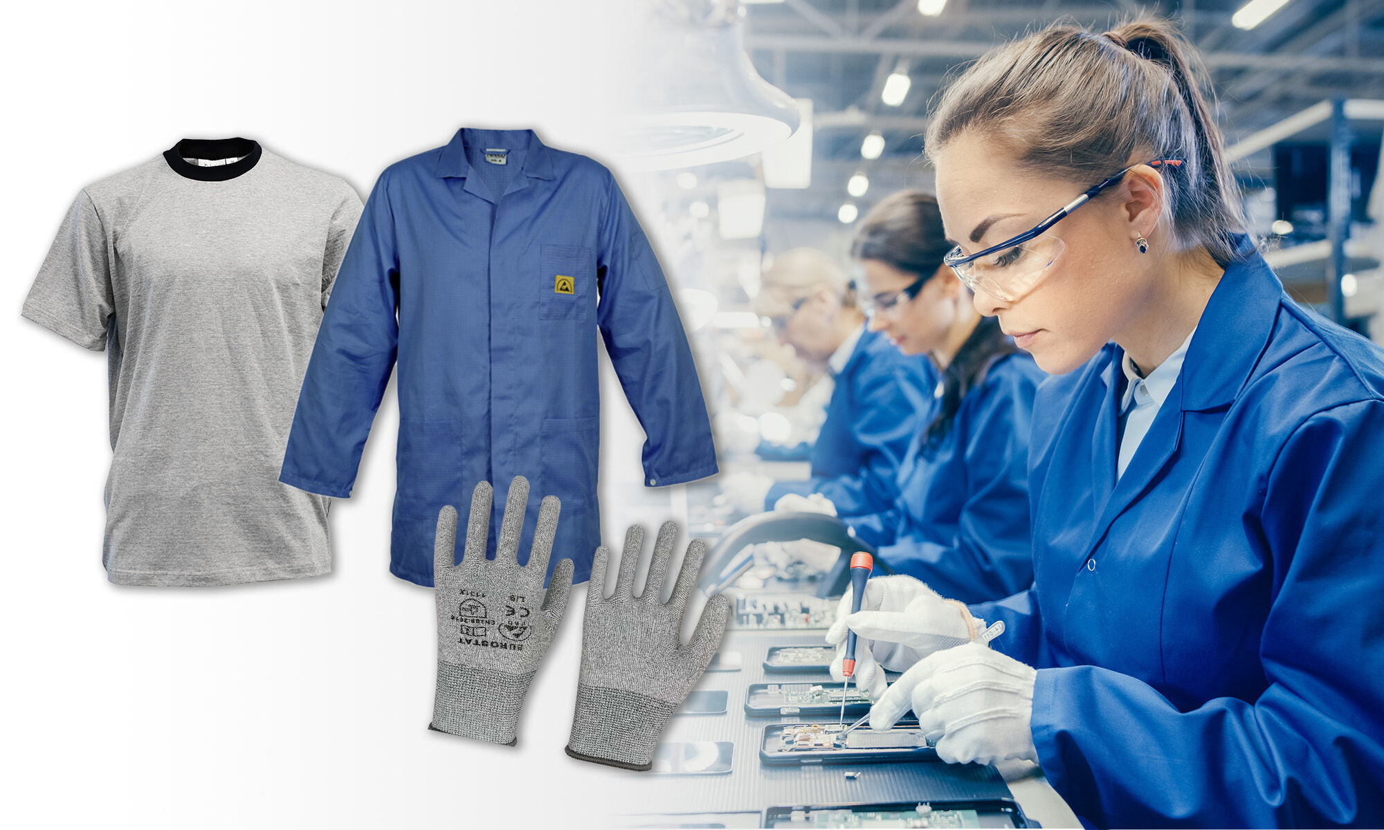 Vestuário ESD na oferta da TME