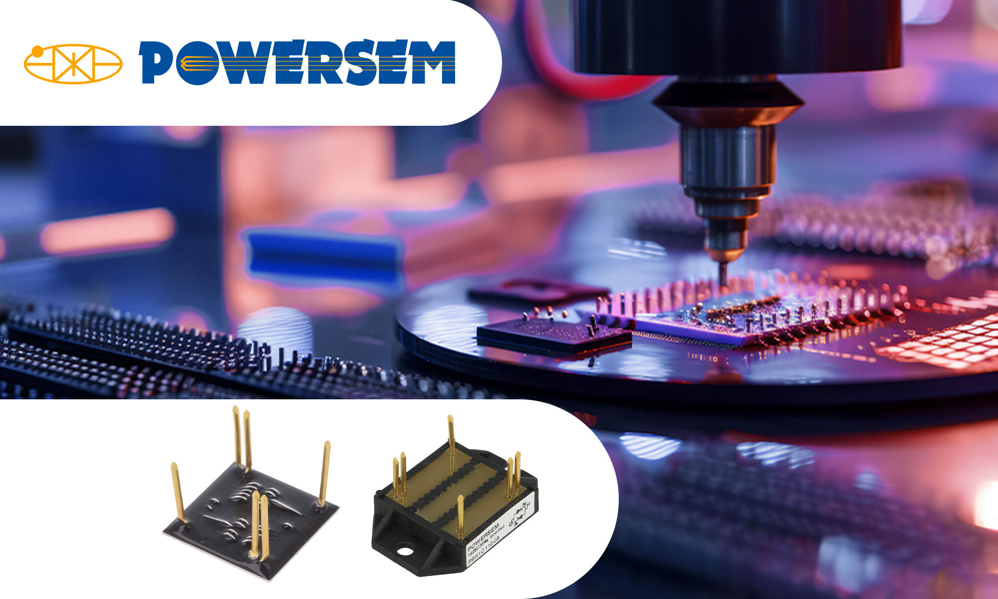 Módulos de potência tiristores da Powersem