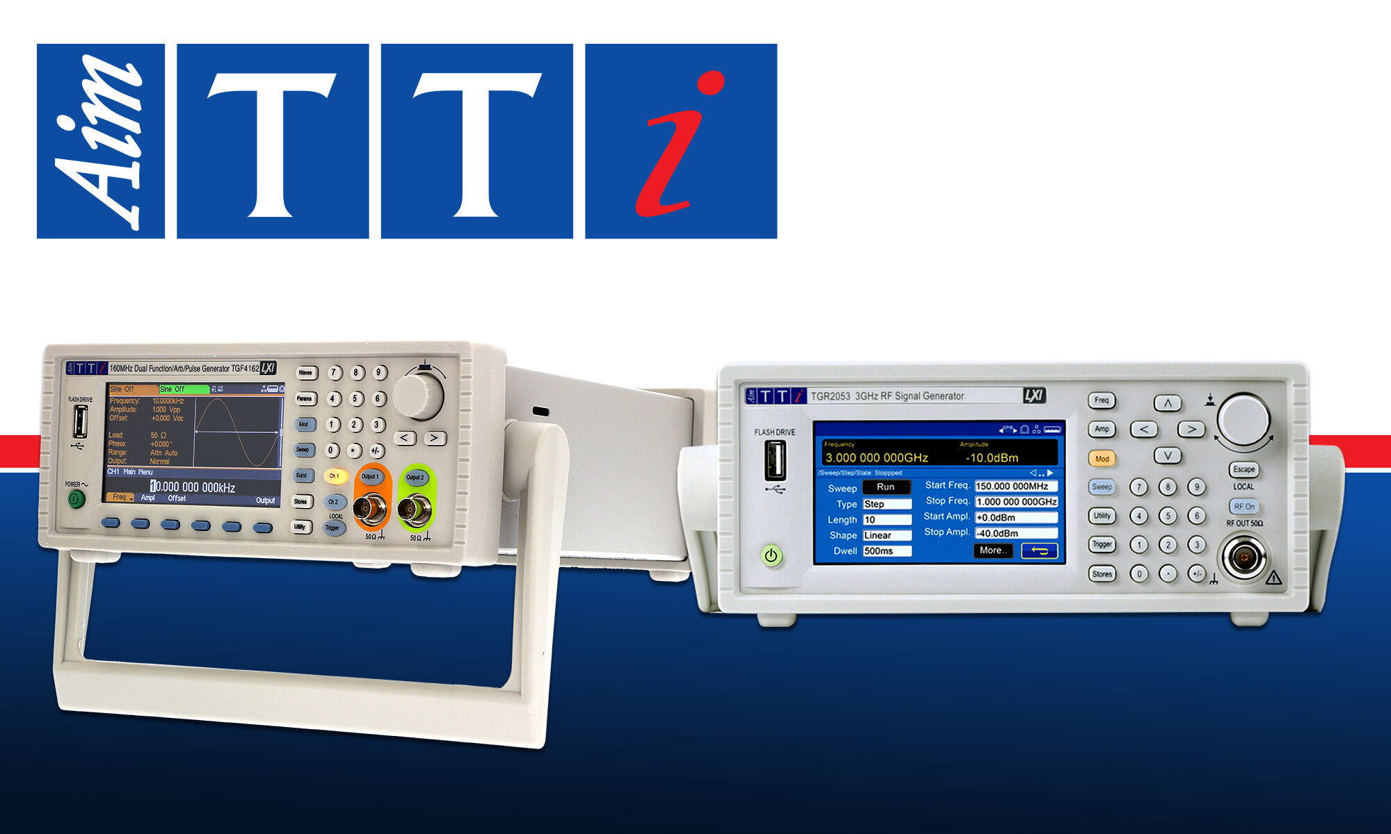 Generatory funkcyjne i sygnałowe Aim-TTi