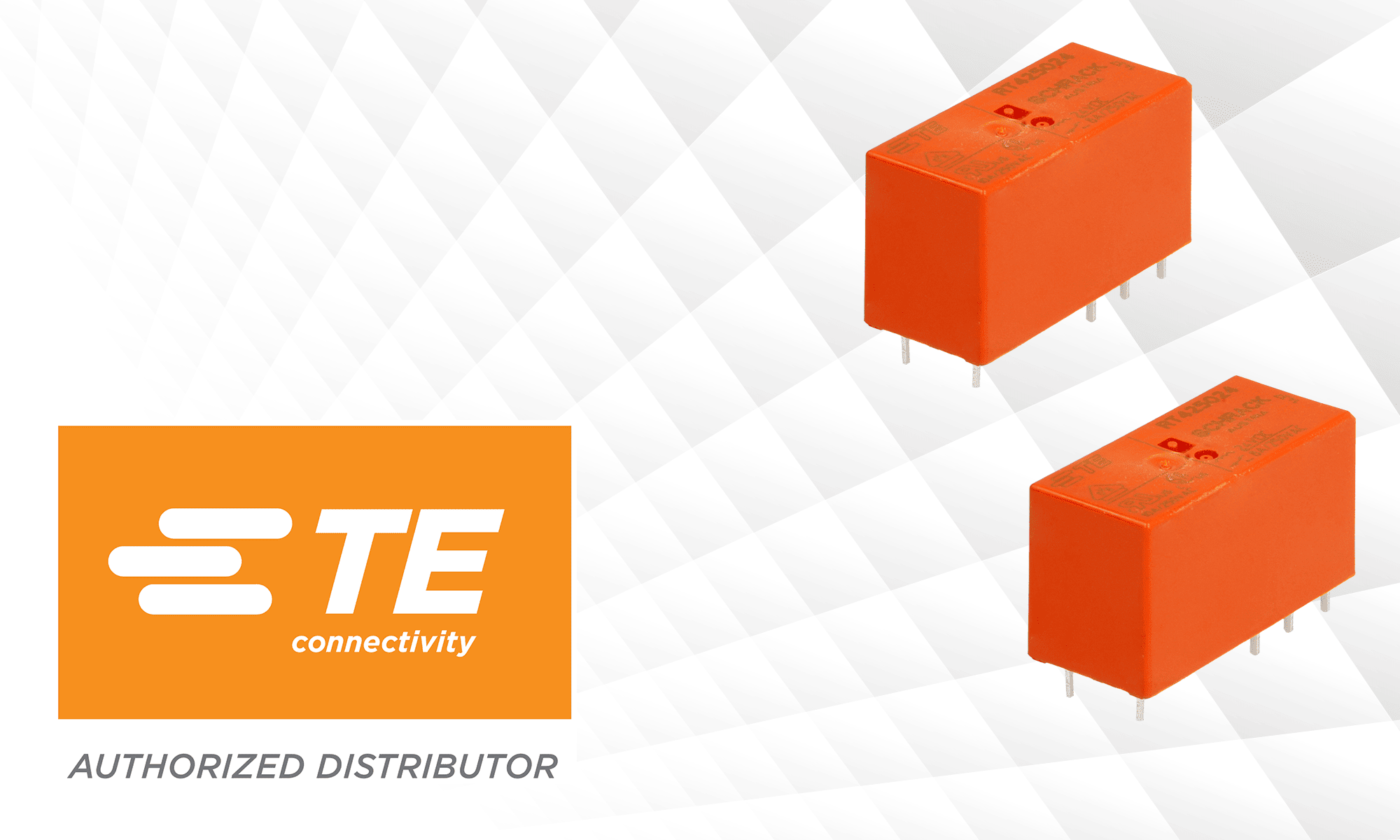 Miniature RT2 series relays from TE Connectivity
