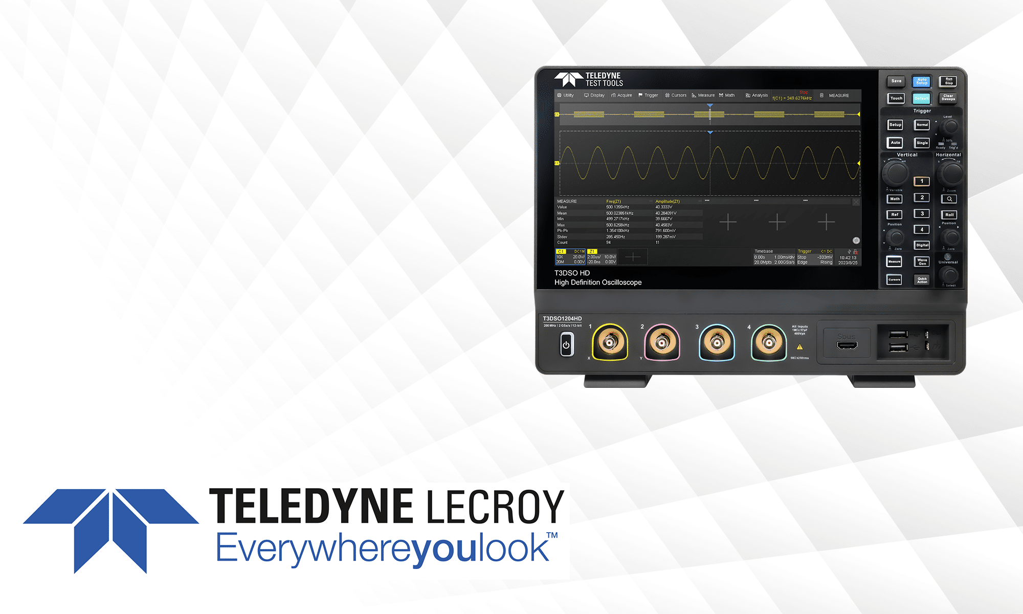 Novi Teledyne Lecroy T3DO1000HD serija osciloskopa