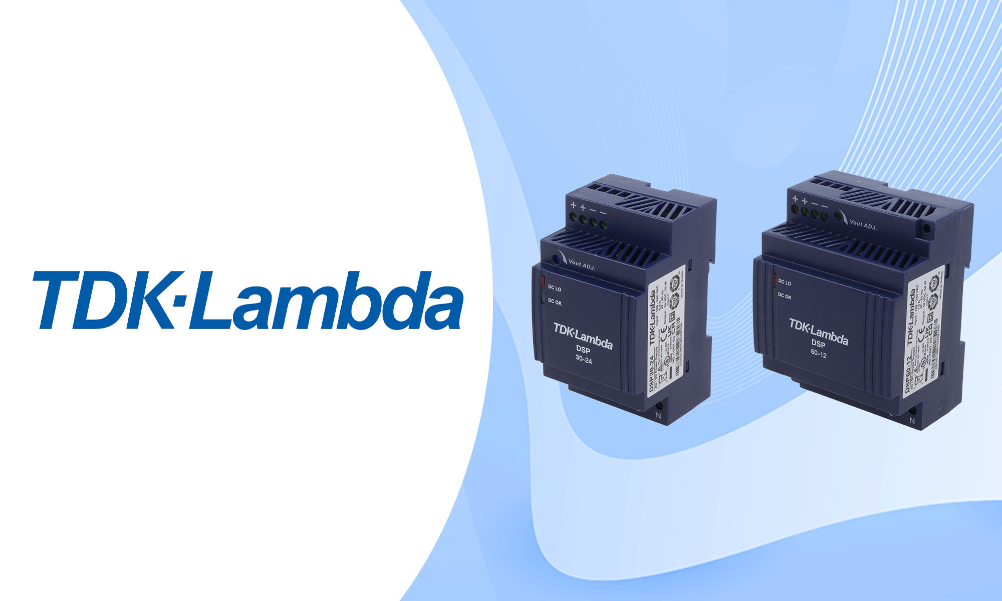 Épületautomatizáláshoz szánt tápegységek DIN sínre – fedezze fel a TDK-Lambda termékeit