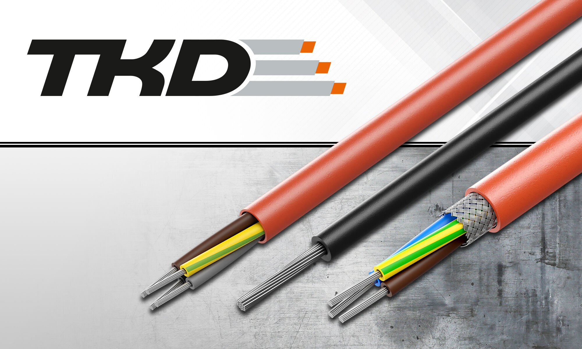 Temperature-resistant measuring and control cables by TKD