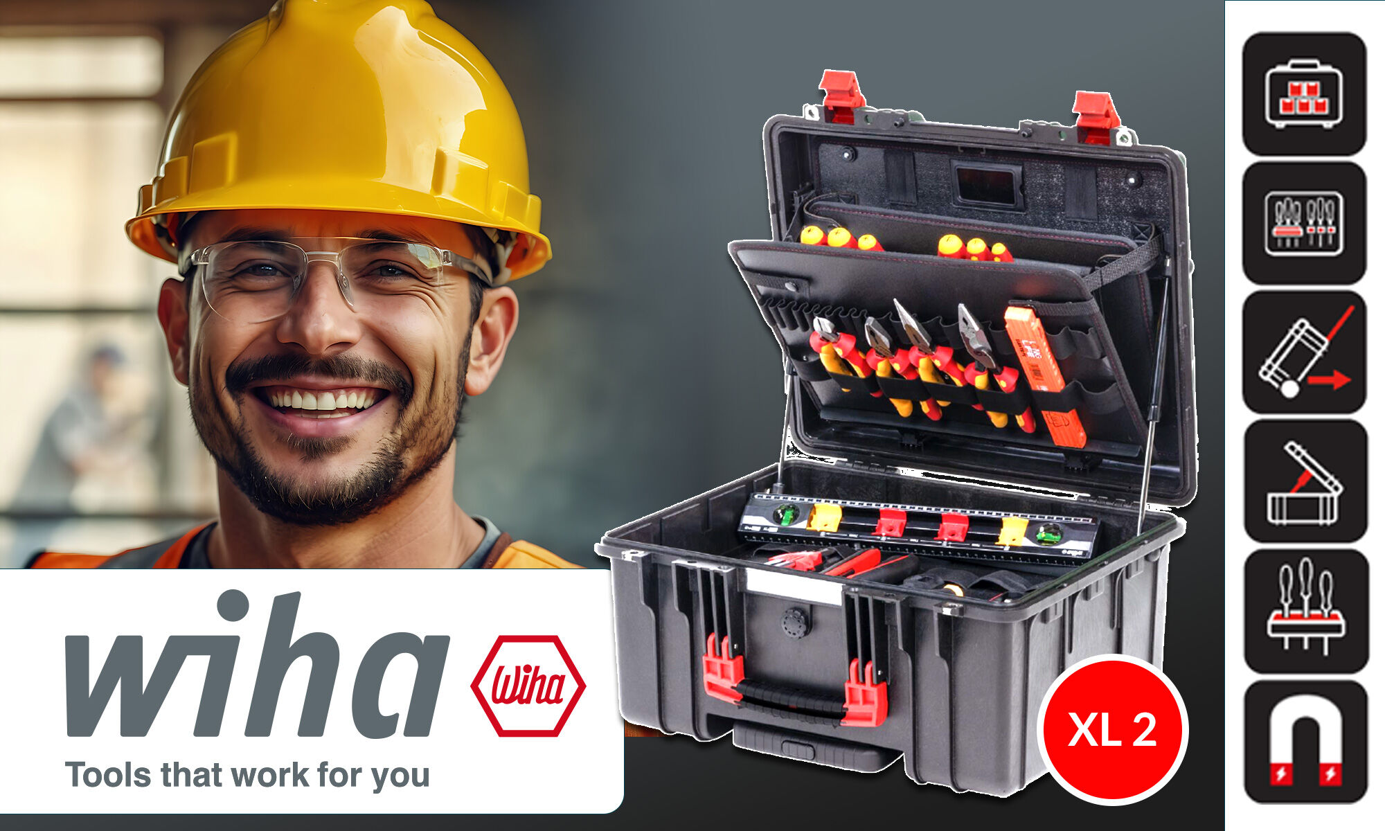 XL 2 resväska från Wiha