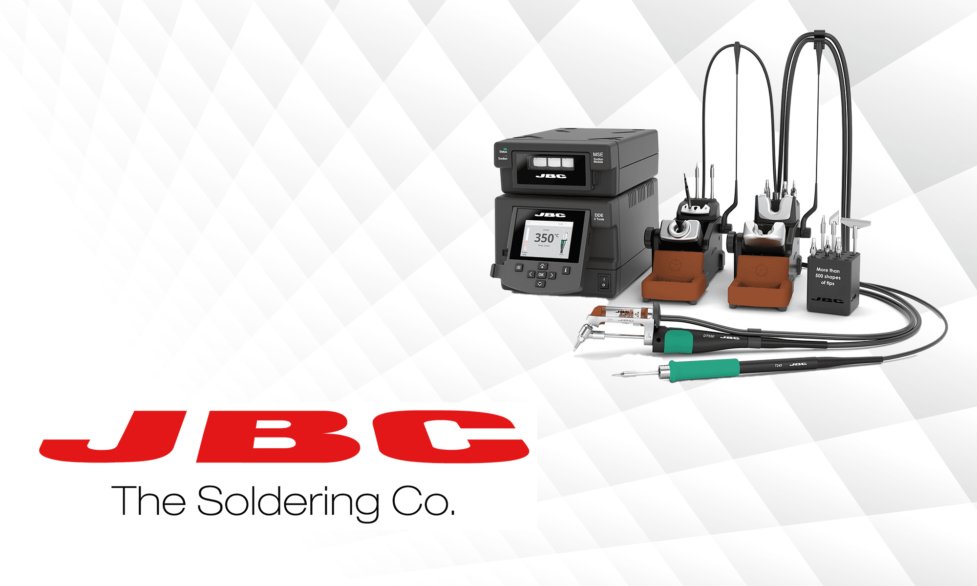 Neue Löt- und Entlötstationen sowie Servicestationen von JBC