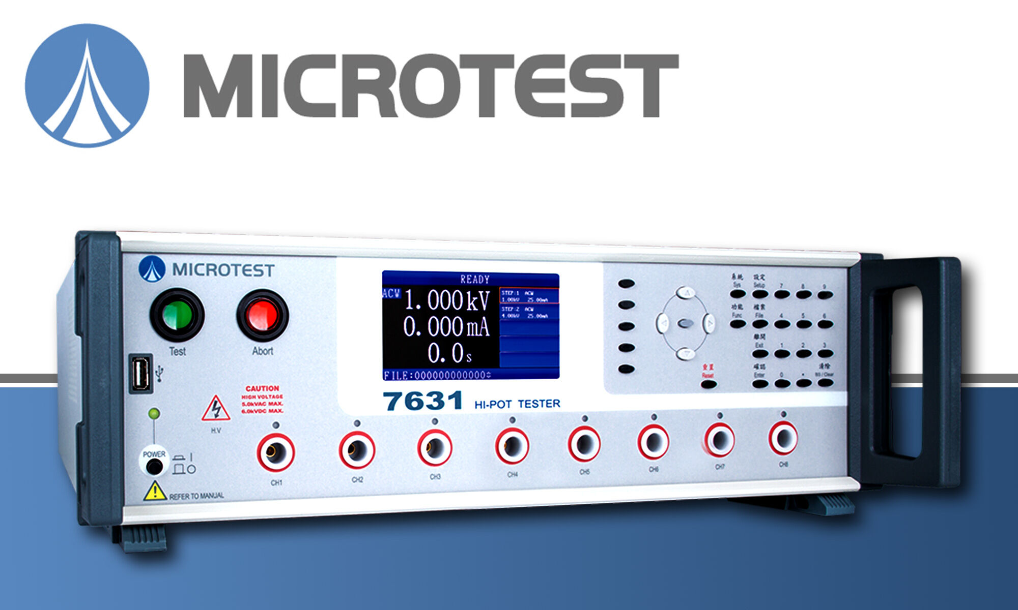 Säkerhetstestare MCT-7600 från MICROTEST