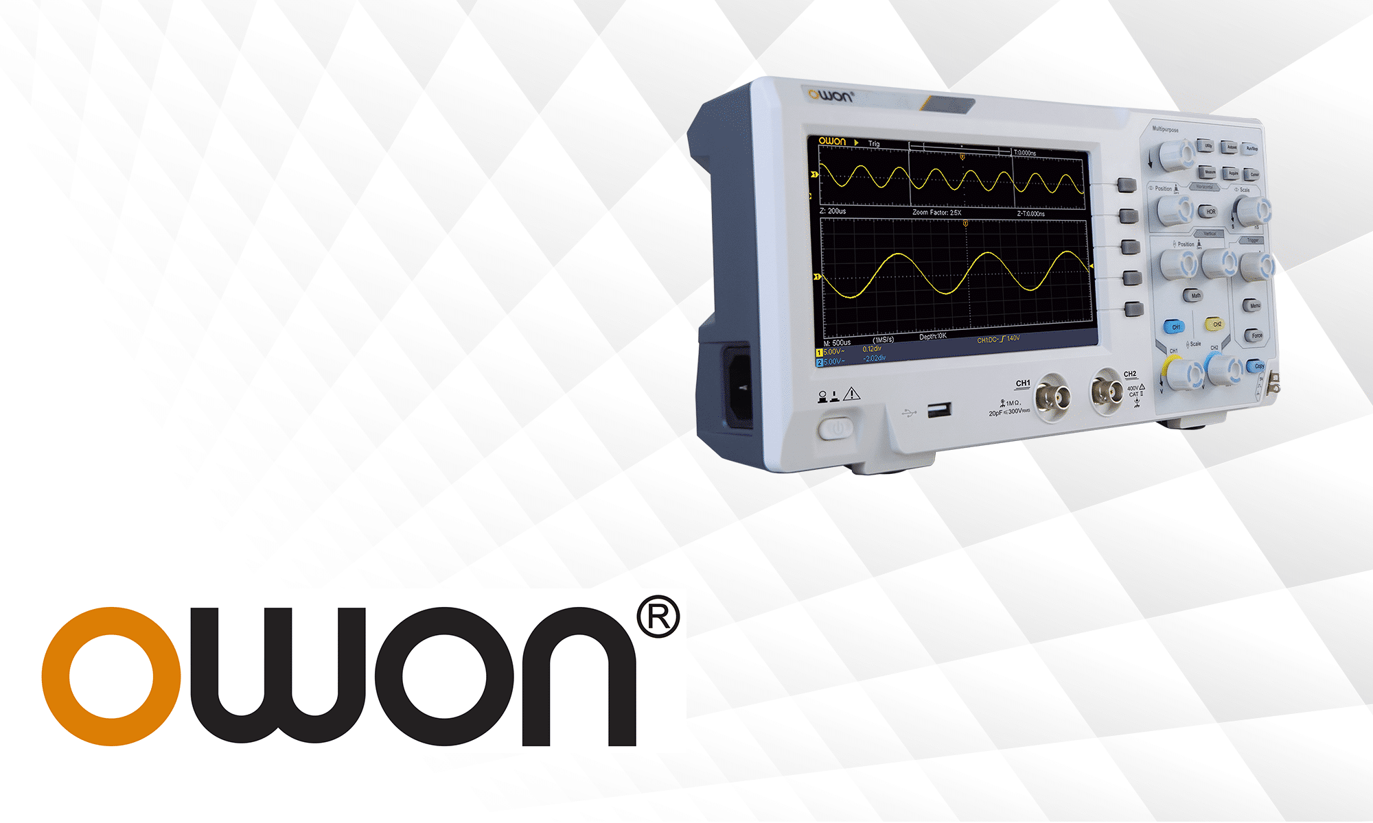 OWON-i SDS1000 seeria oskilloskoobid