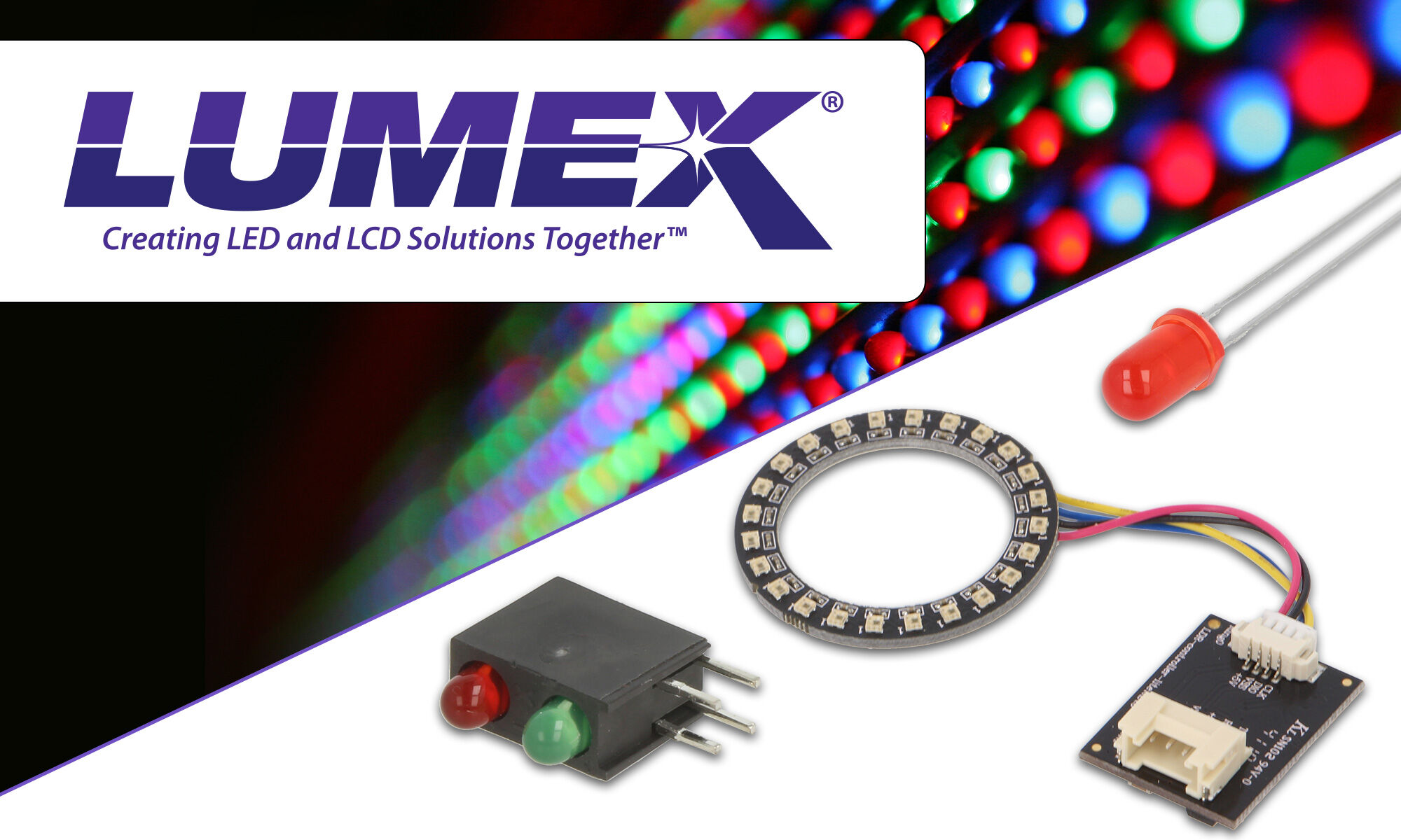 Diodes and LED displays by Lumex