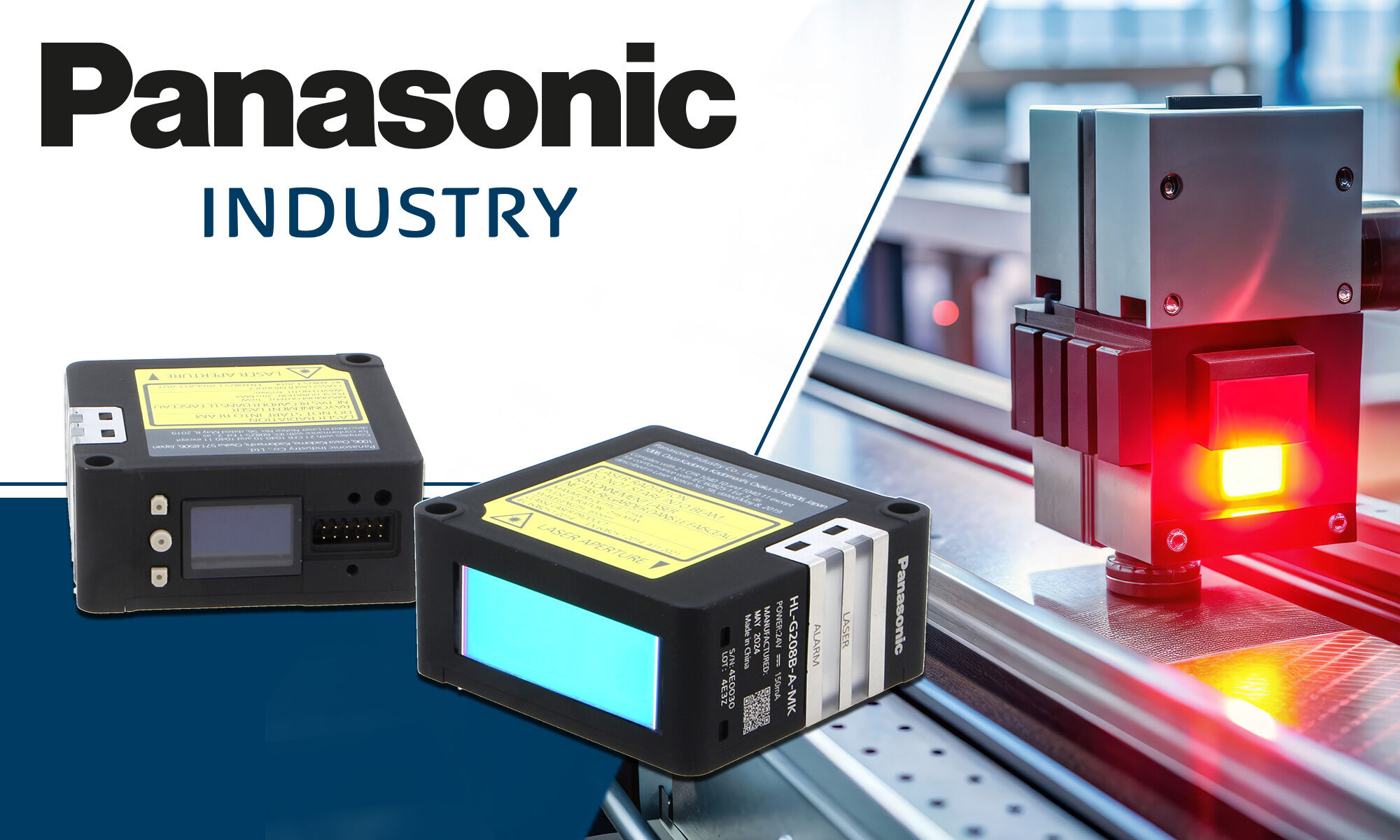 Laser-mittausanturit Panasonicilta