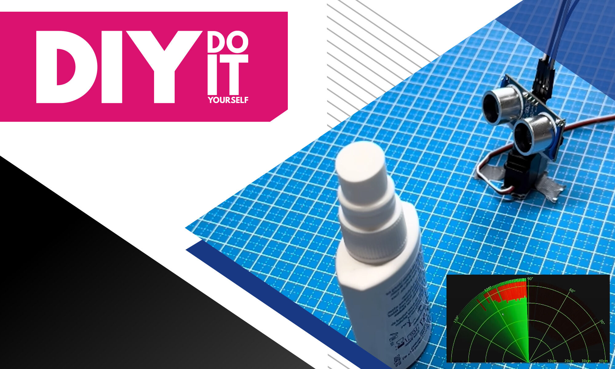Hur man bygger en DIY-radar med en ultraljudssensor