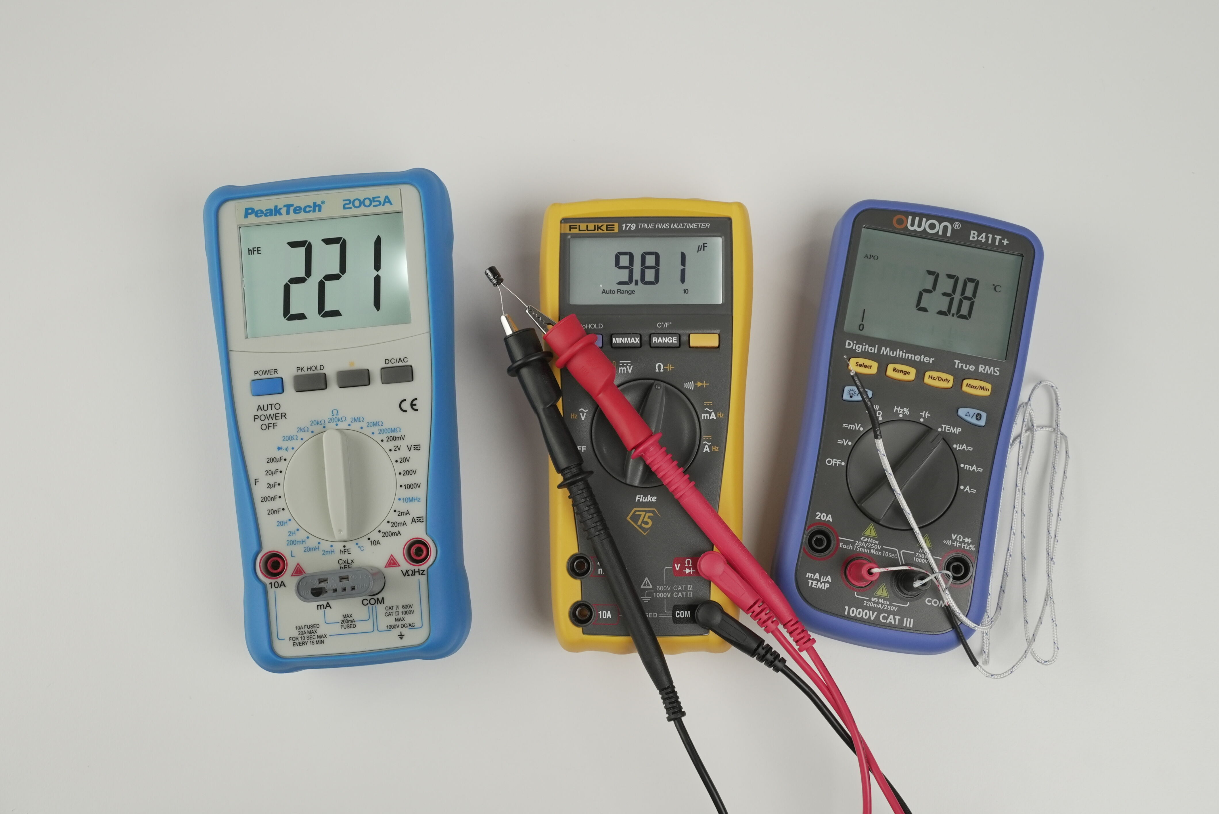 Multimeter - ekstra funktioner
