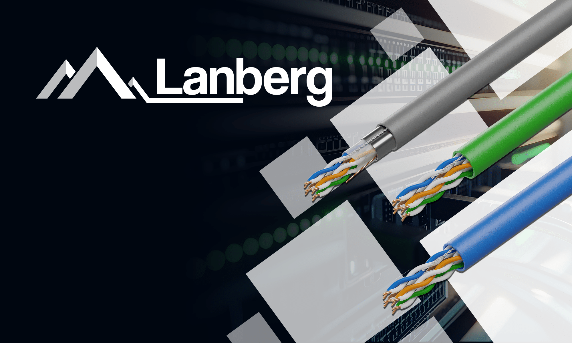 Ethernetové káble značky Lanberg