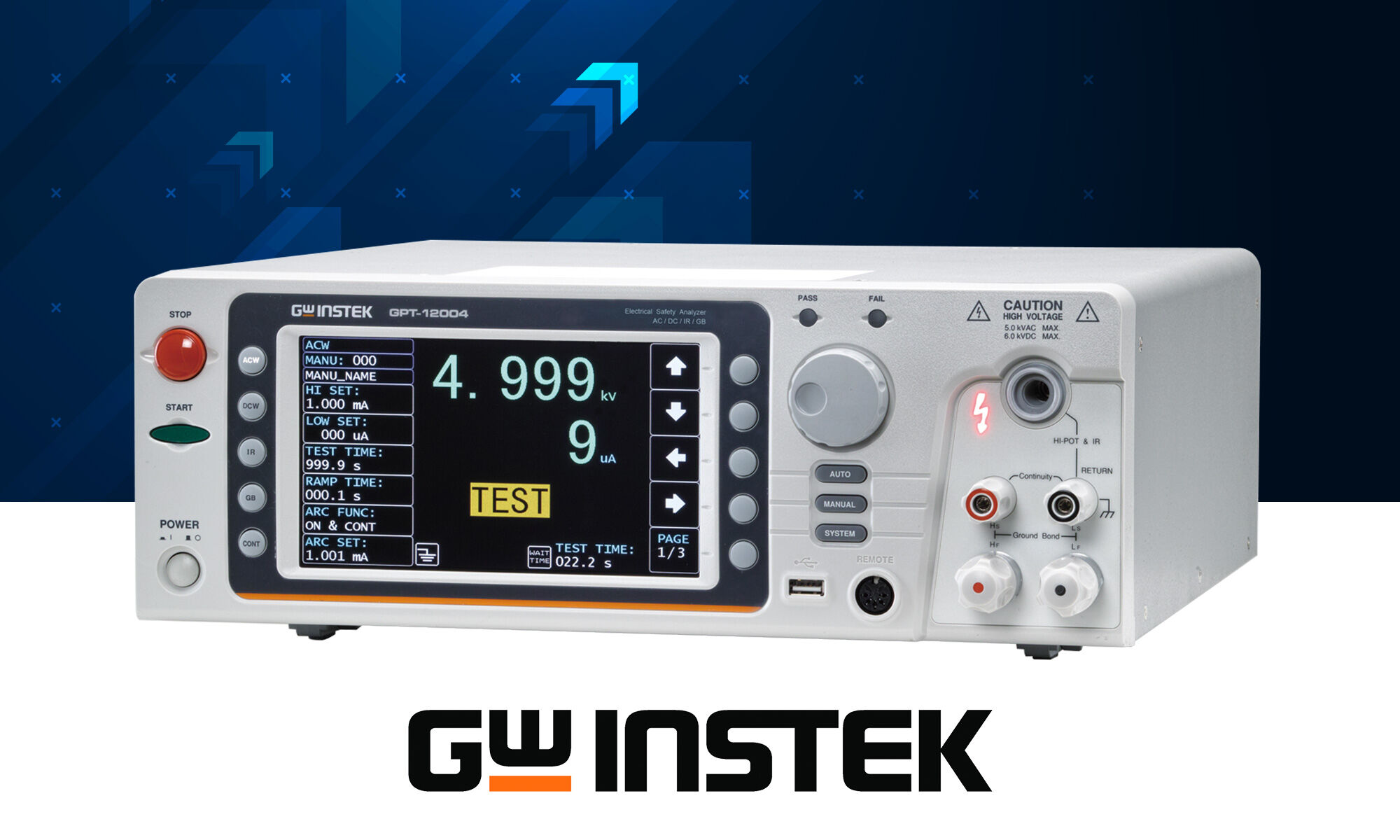 GW Instek turvatestijad