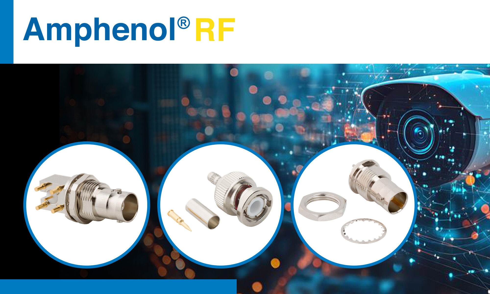 BNC-pistikud Amphenol RF – täpsus ja töökindlus koaksiaalühendustes
