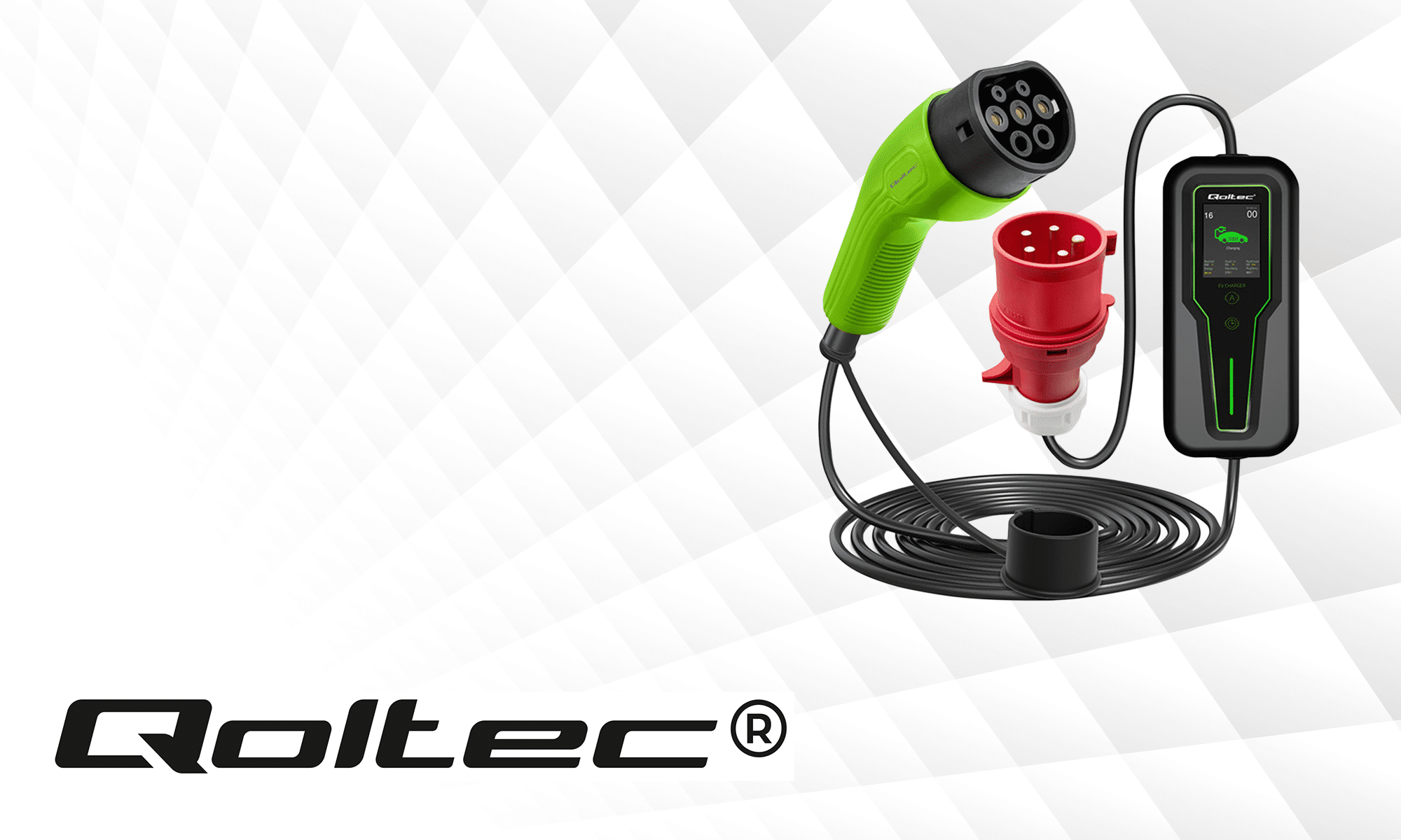 Qoltec márkájú elektromos autók töltői