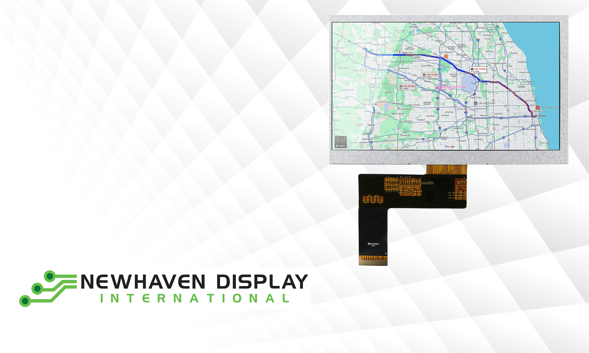 Nowe wyświetlacze IPS z interfejsem LVDS marki Newhaven