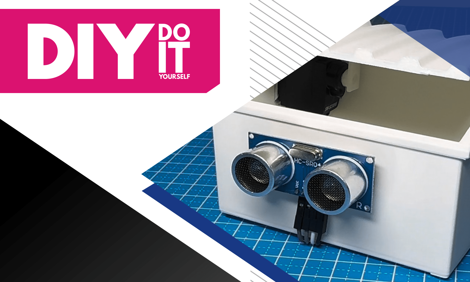 So erstellen Sie einen automatischen intelligenten Mülleimer mit Arduino und einem Ultraschallsensor
