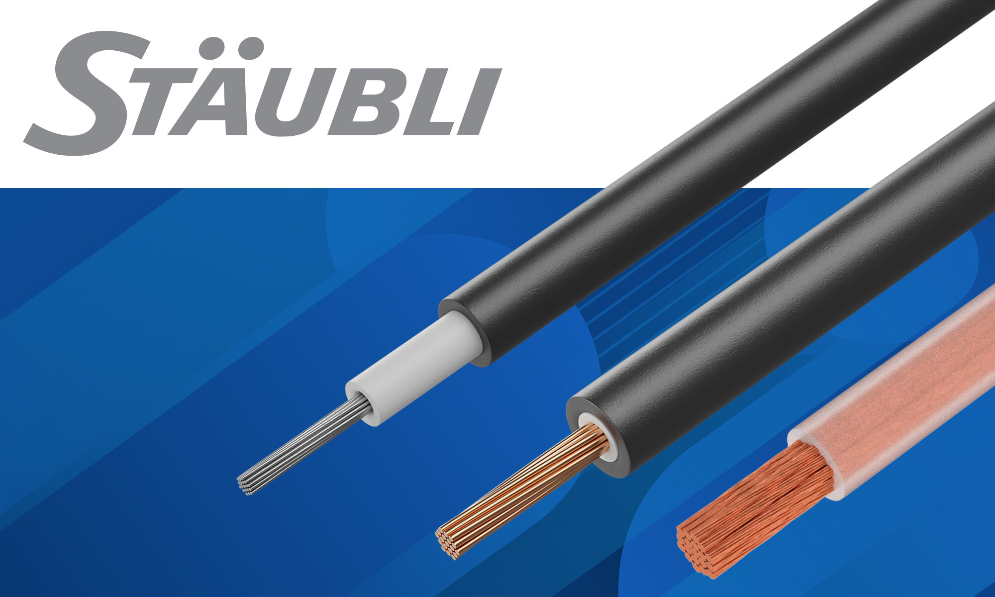 Stäubli FlexiPlast-E, FlexiVolt-2V и Flex-Sol-Evo-DX кабели – специализирани решения за взискателни индустриални и енергийни приложения