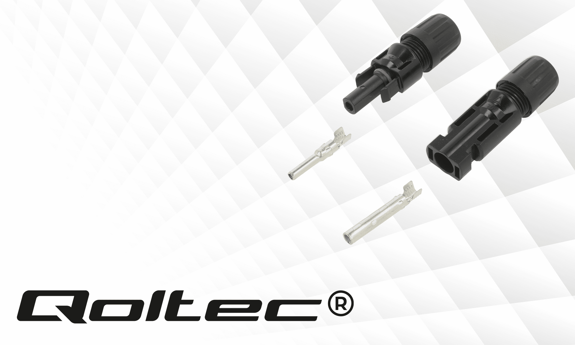 Set of 10 photovoltaic connector kits from Qoltec