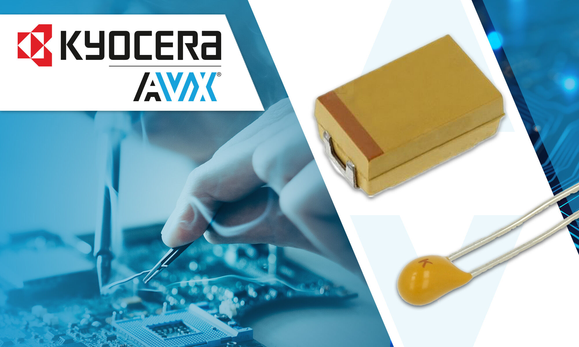 Tantal-Kondensatoren vom Kyocera AVX Angebot – Parameterstabilität und kompaktes Design