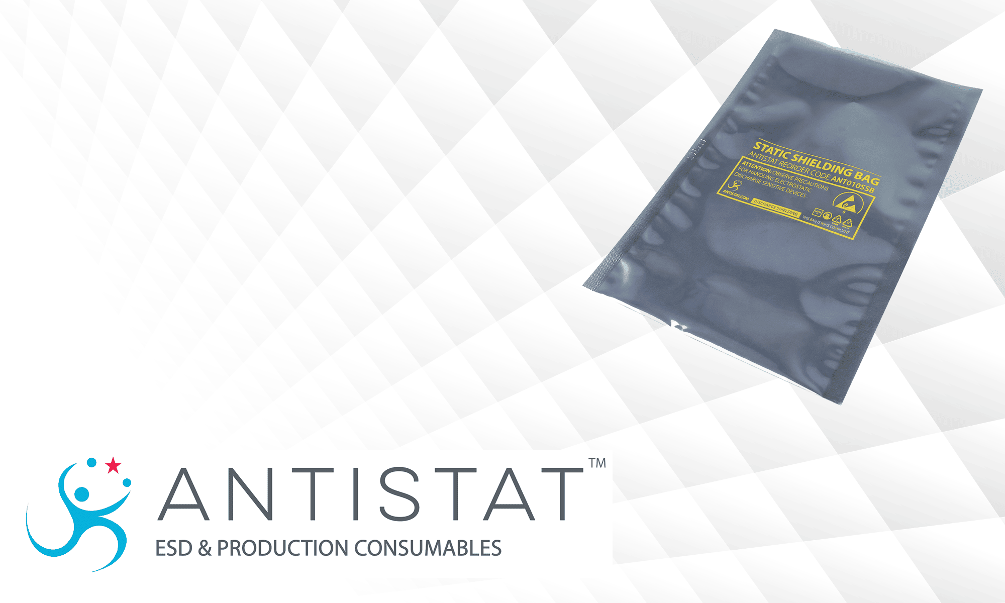 ESD packaging by Antistat brand