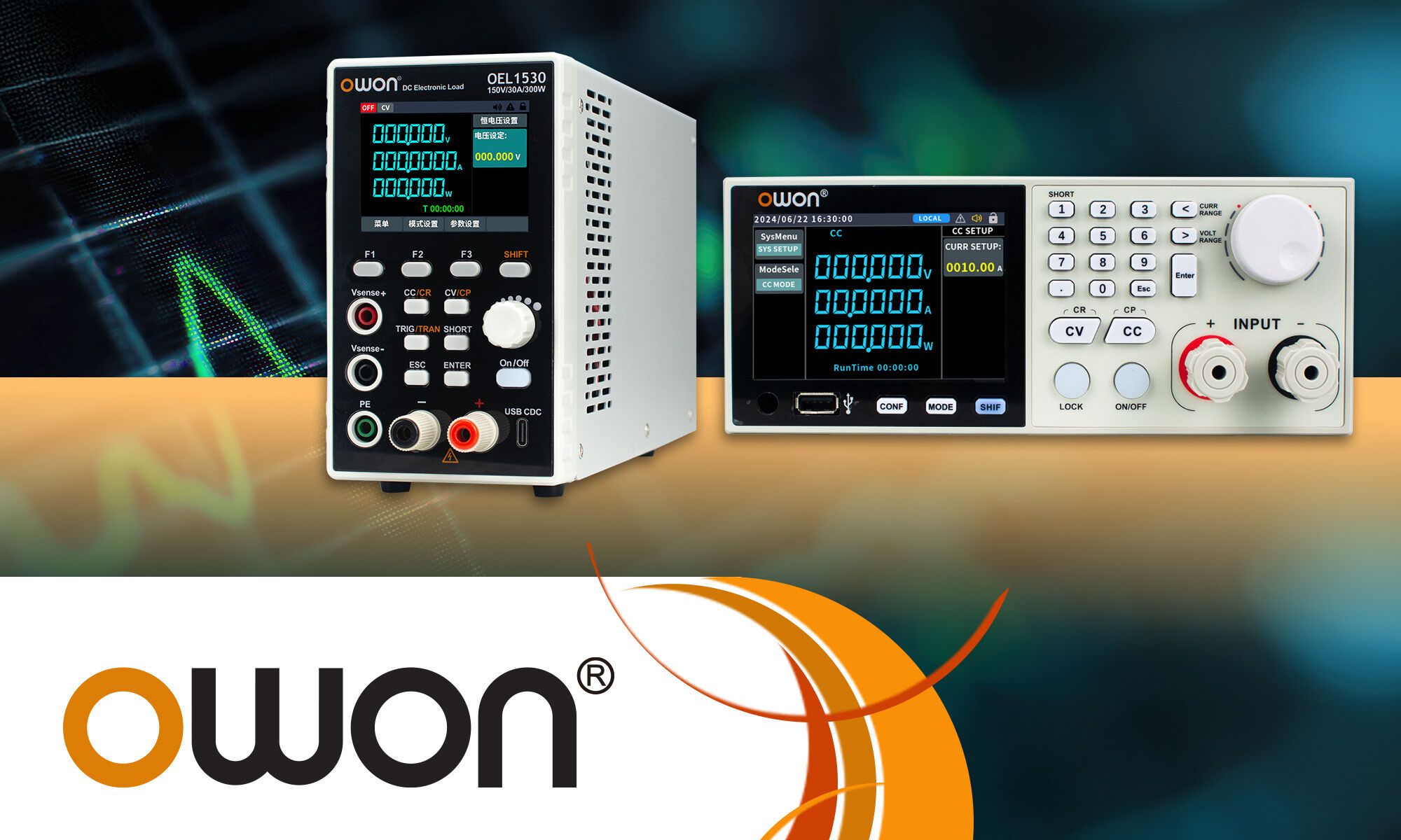 New models of Owon electronic loads