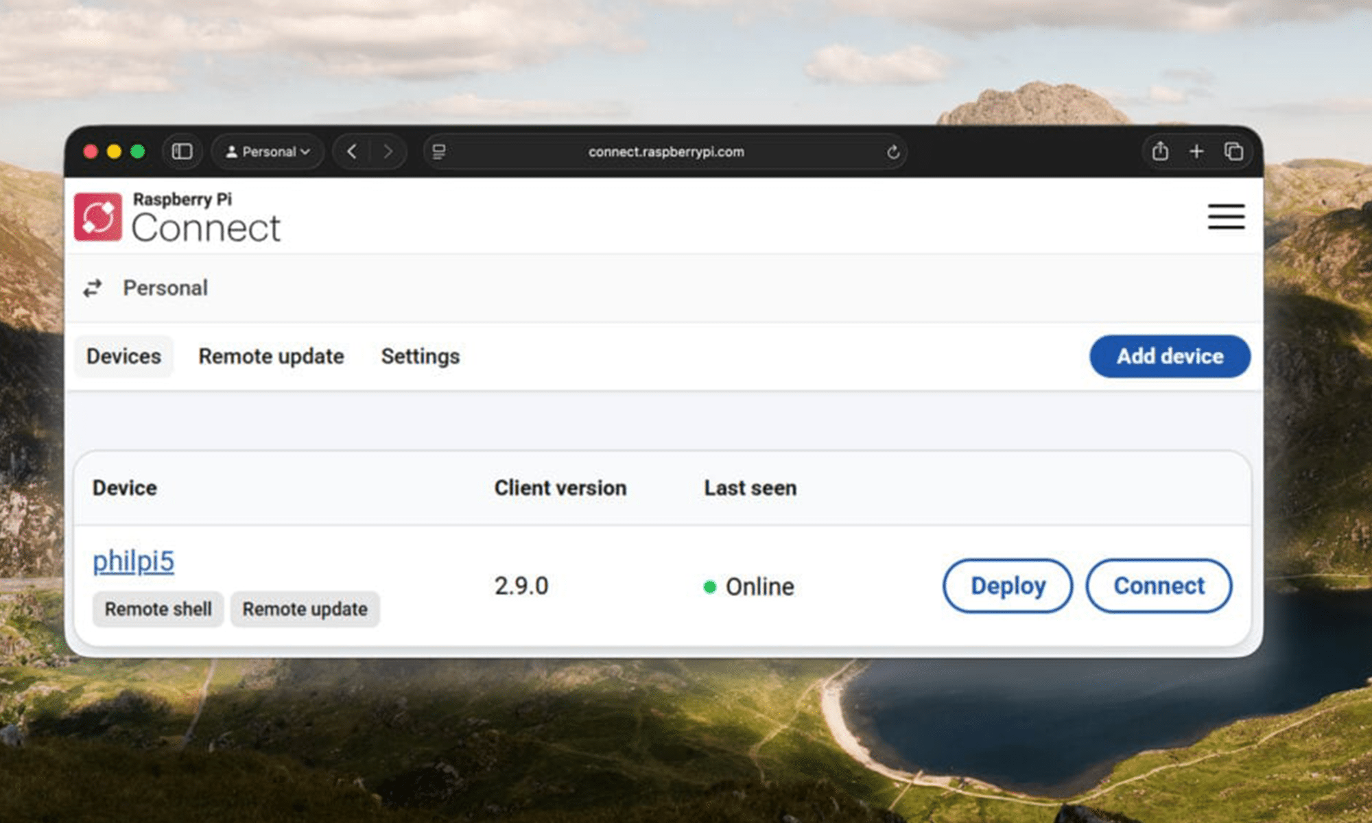 Remote updates in Raspberry Pi Connect – a step toward full device management