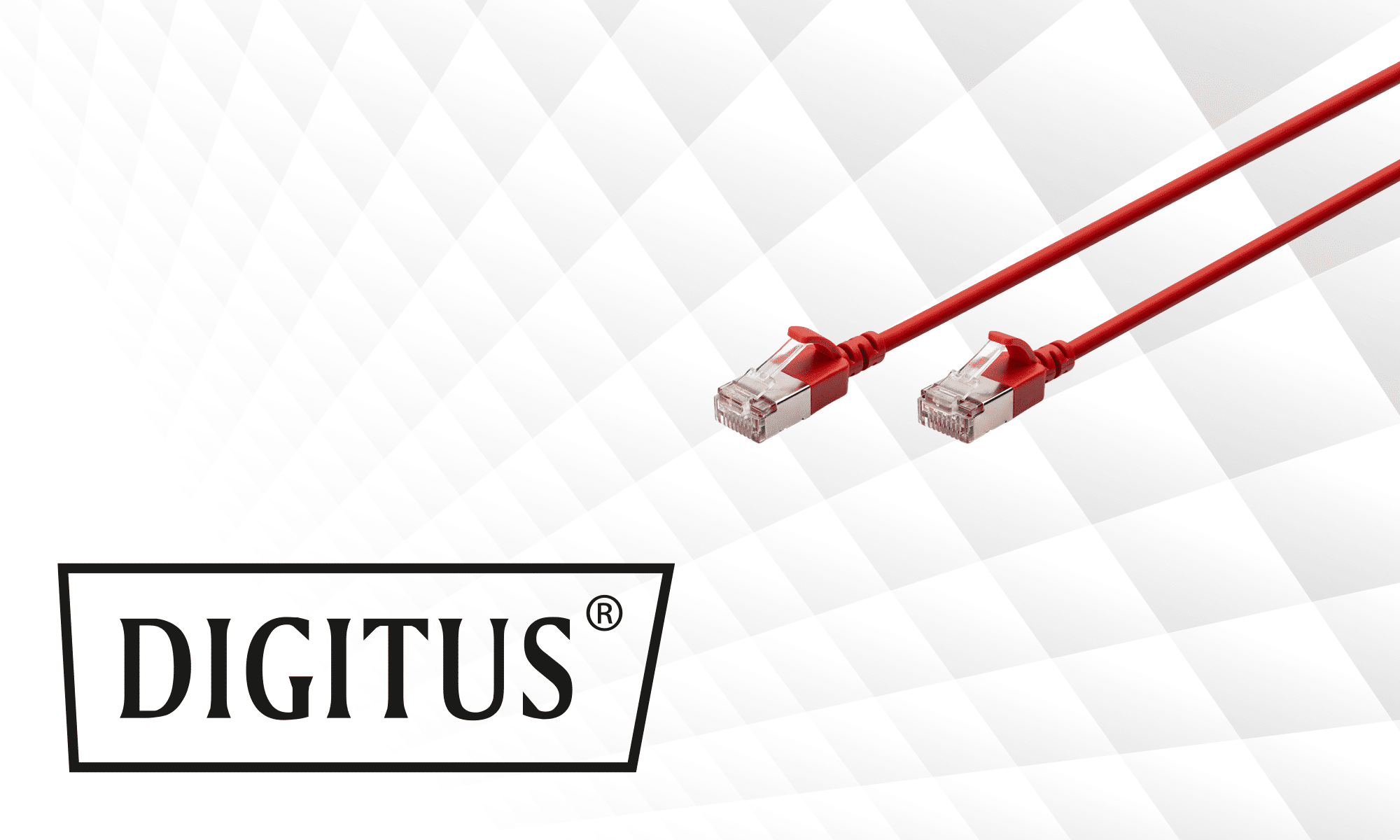 Slim Ethernet-Patchkabel der Marke DIGITUS®