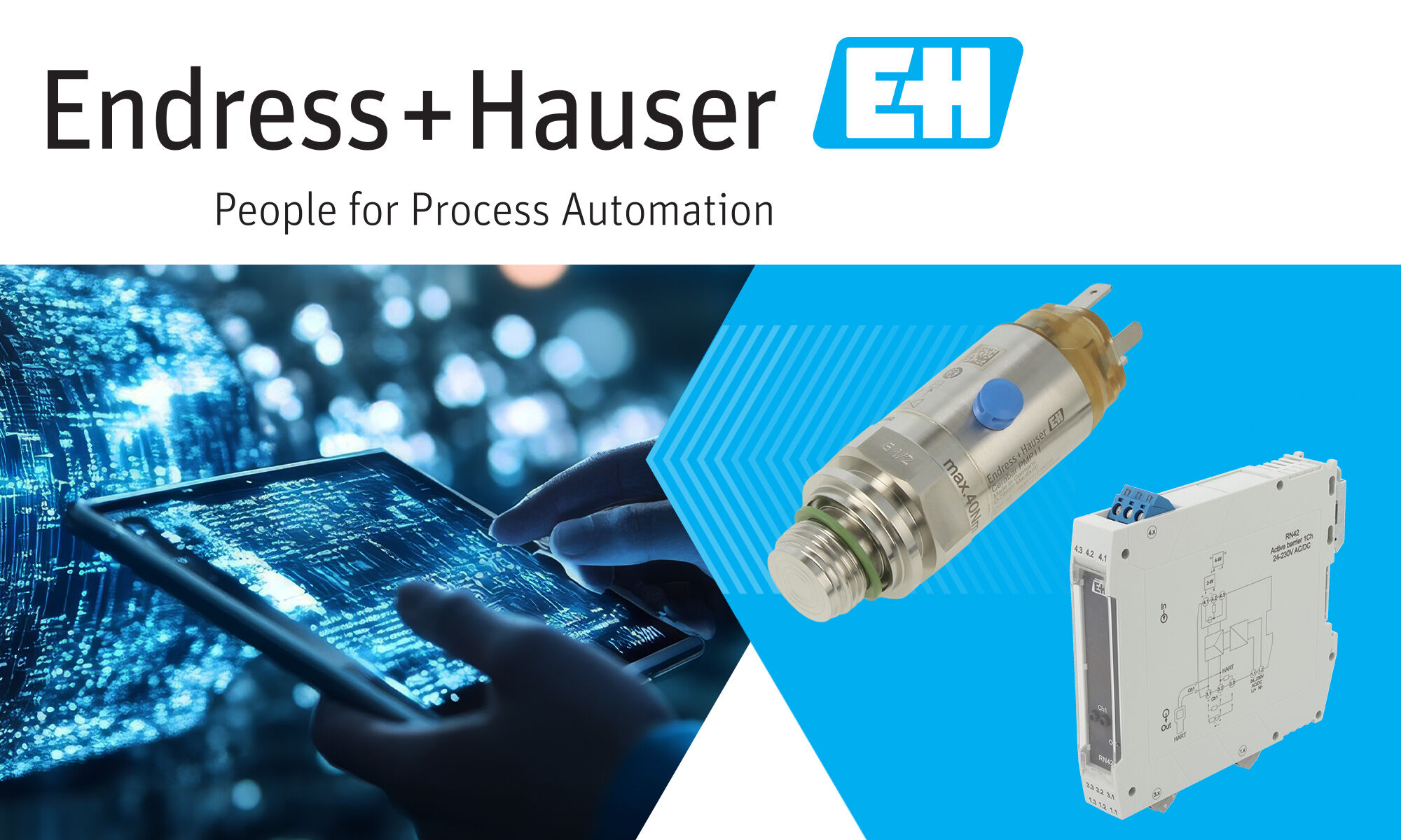 Affidabili sensori Endress+Hauser disponibili presso TME