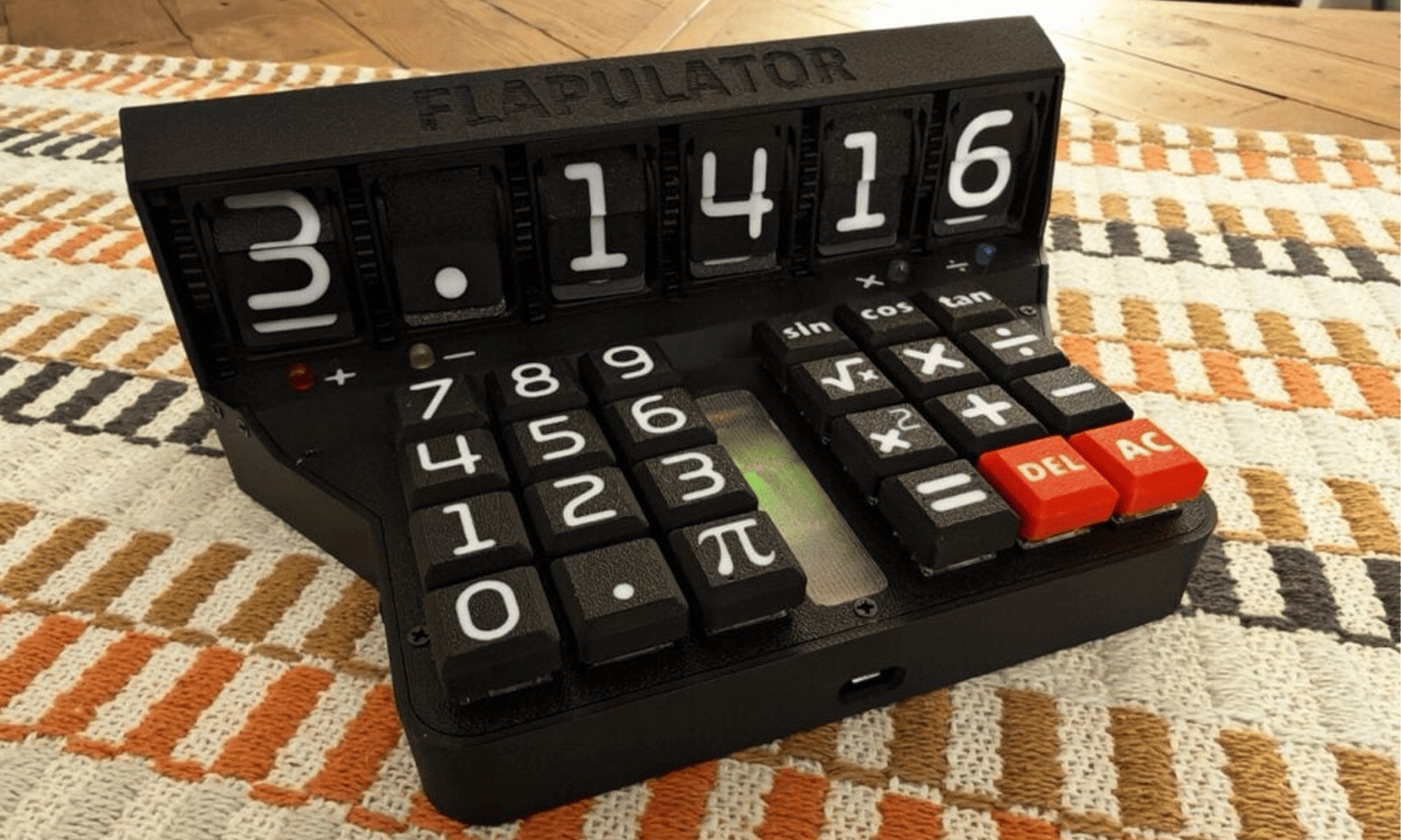 Flapulator connects Raspberry Pi Pico to mechanical display