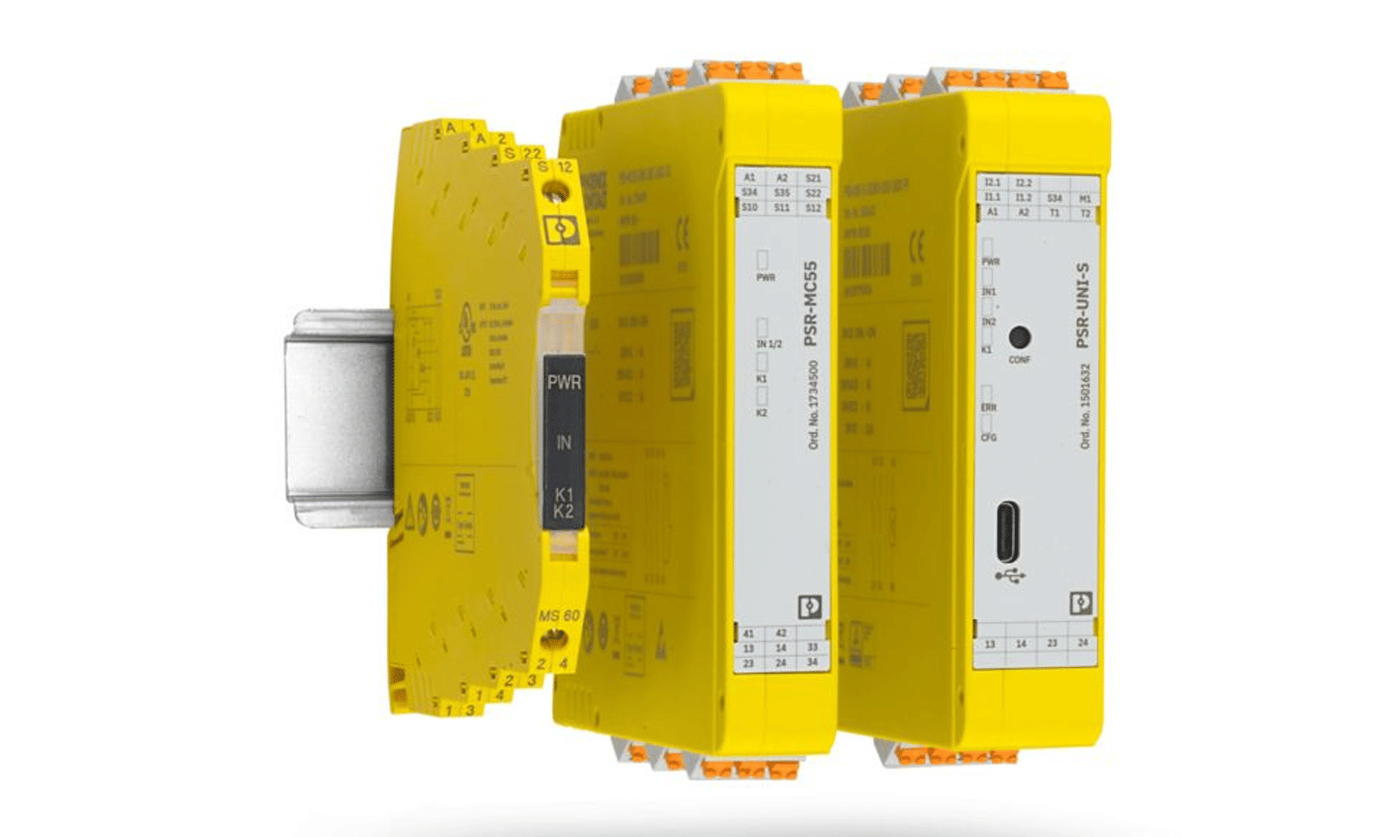 Phoenix Contact introduces PSRcompact compact safety relays